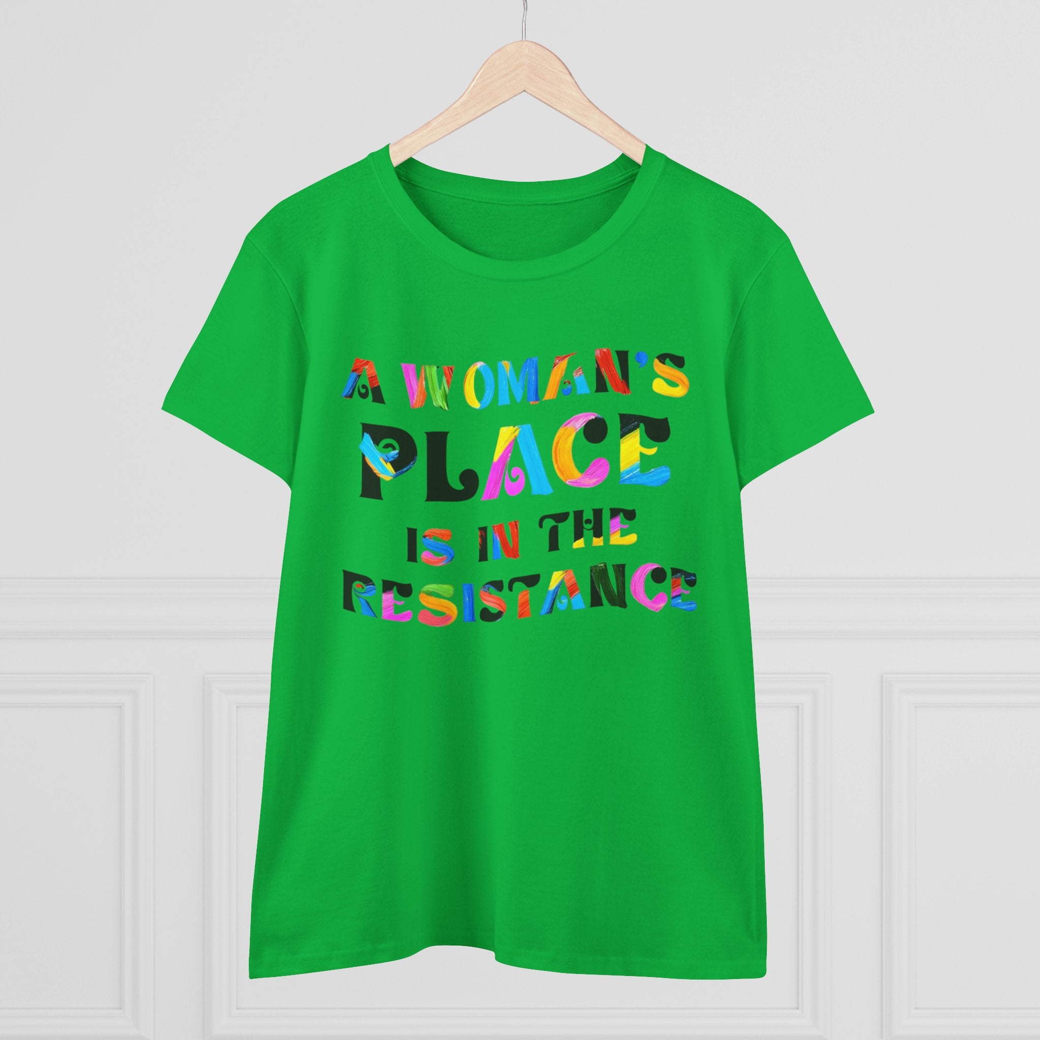 A womans place Feminist Tee, Women's Rights Shirt, Protest Activist Top, Social Justice Clothing, Feminism Tshirt No Kings