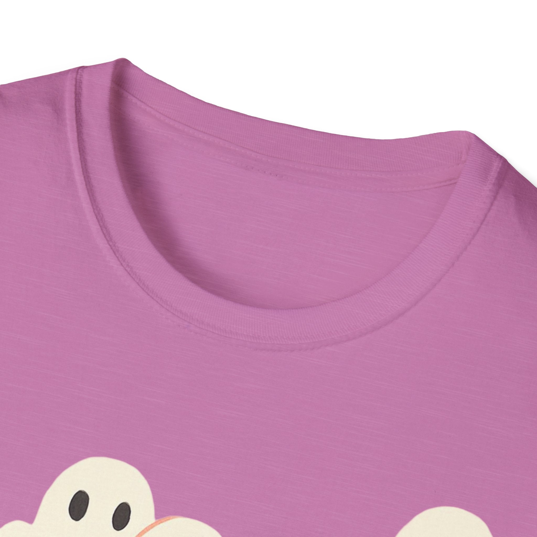 Ghost Spooky Cute Goth Halloween Unisex Softstyle T-Shirt, Halloween Shirt, Ghost Lover Gift, Halloween Costume, Halloween Party Tee, Gothic