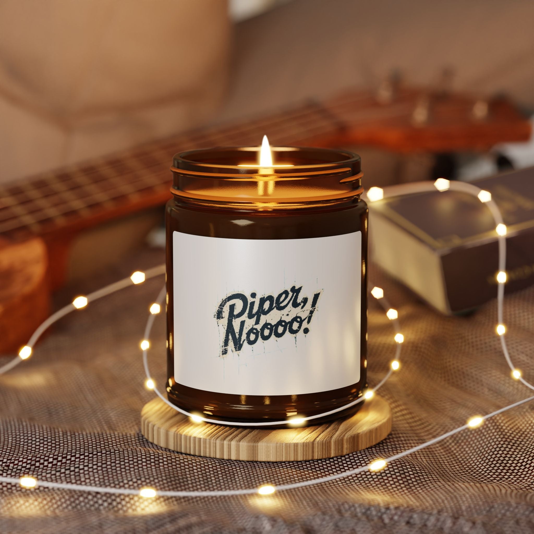 Piper Noooo! Scented Soy Candle, Relaxing Home Fragrance, Unique Gift for Birthdays, Self-Care, Housewarming, Home Decor