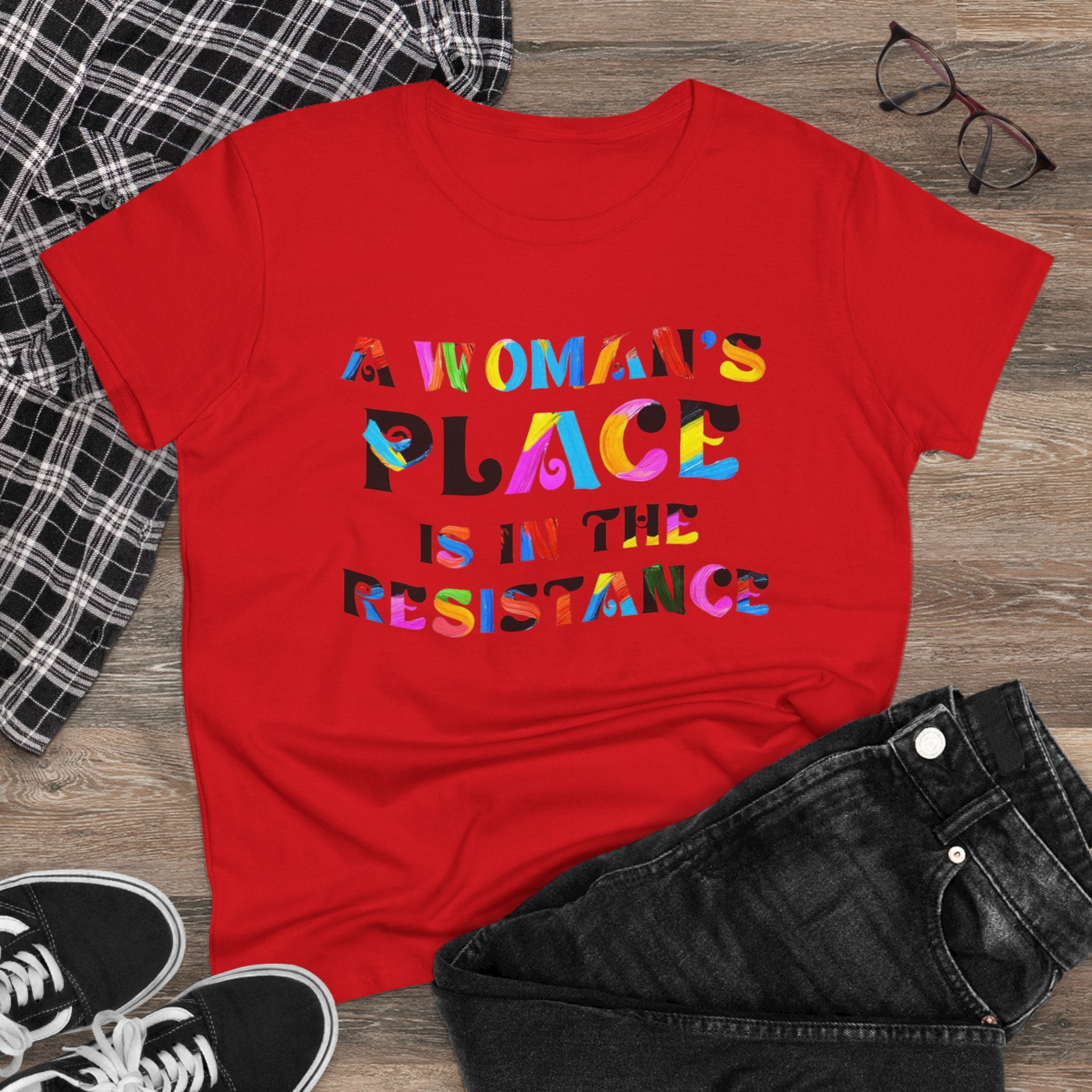 A womans place Feminist Tee, Women's Rights Shirt, Protest Activist Top, Social Justice Clothing, Feminism Tshirt No Kings