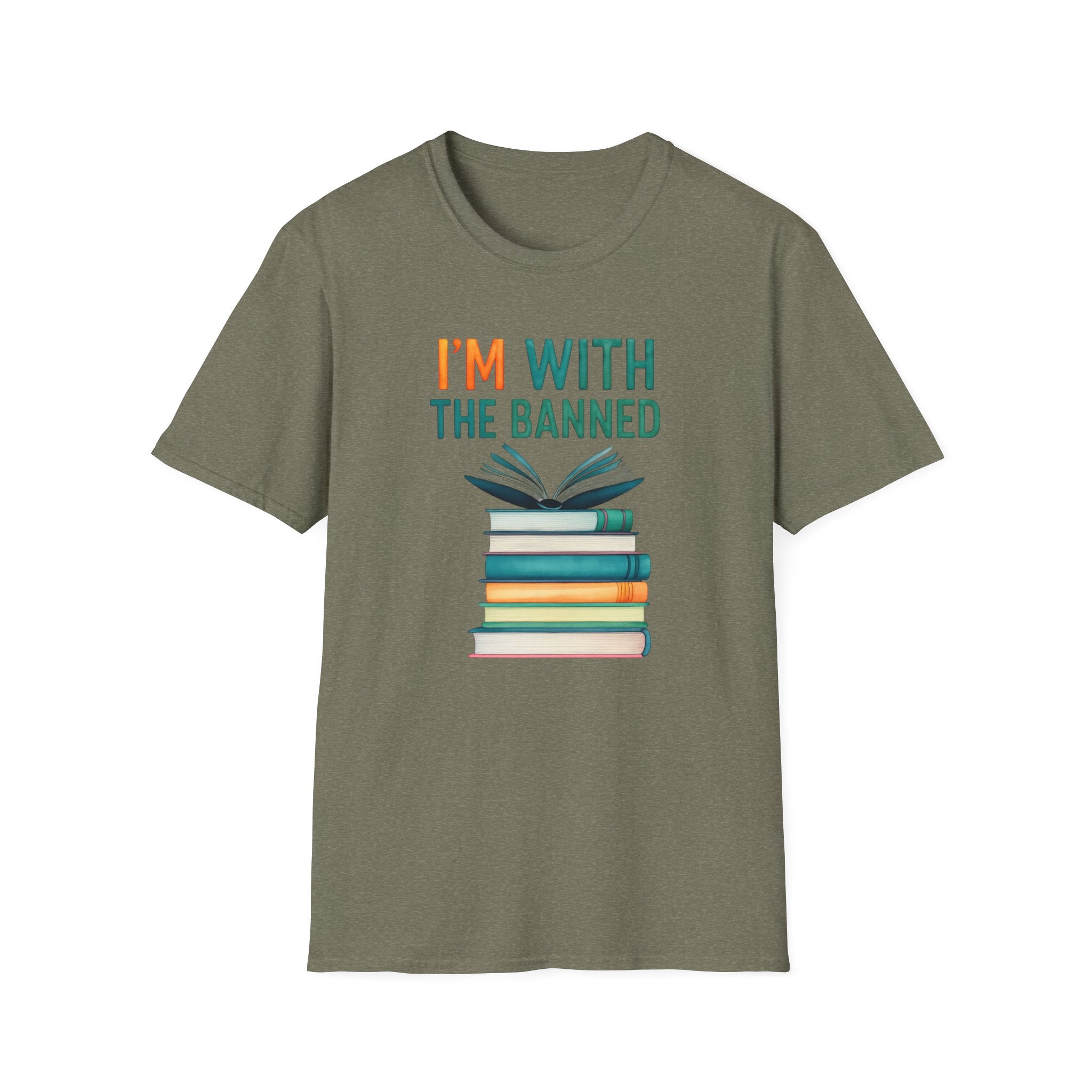 Banned Books Awareness I’m with the banned T-Shirt Christmas Gift for activists and liberals, librarian gift, teacher gift