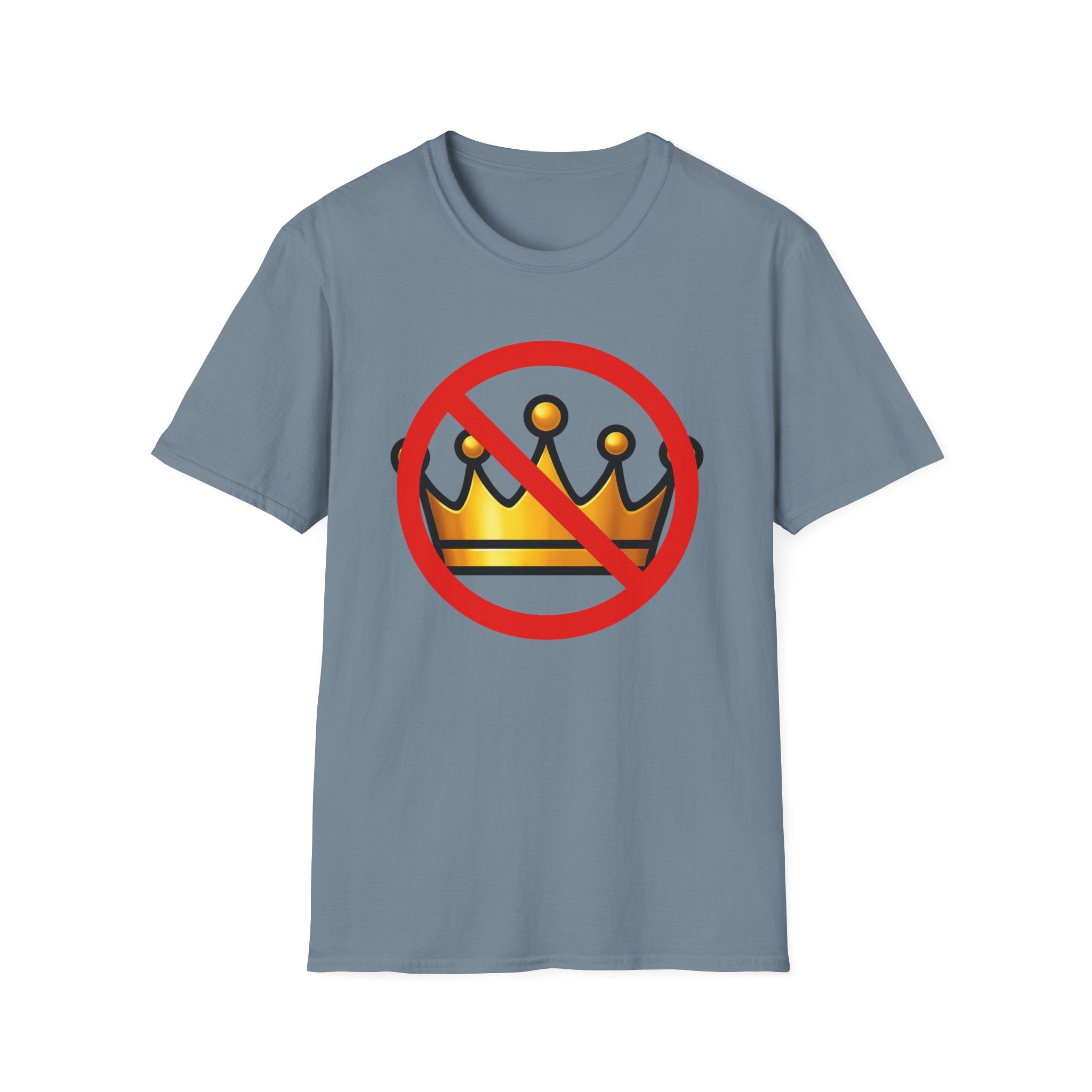 No Kings Anti Trump Protest Activist Unisex Softstyle T-Shirt, Resist Gift, June 14 Social Justice Tee, Activism Apparel, Political