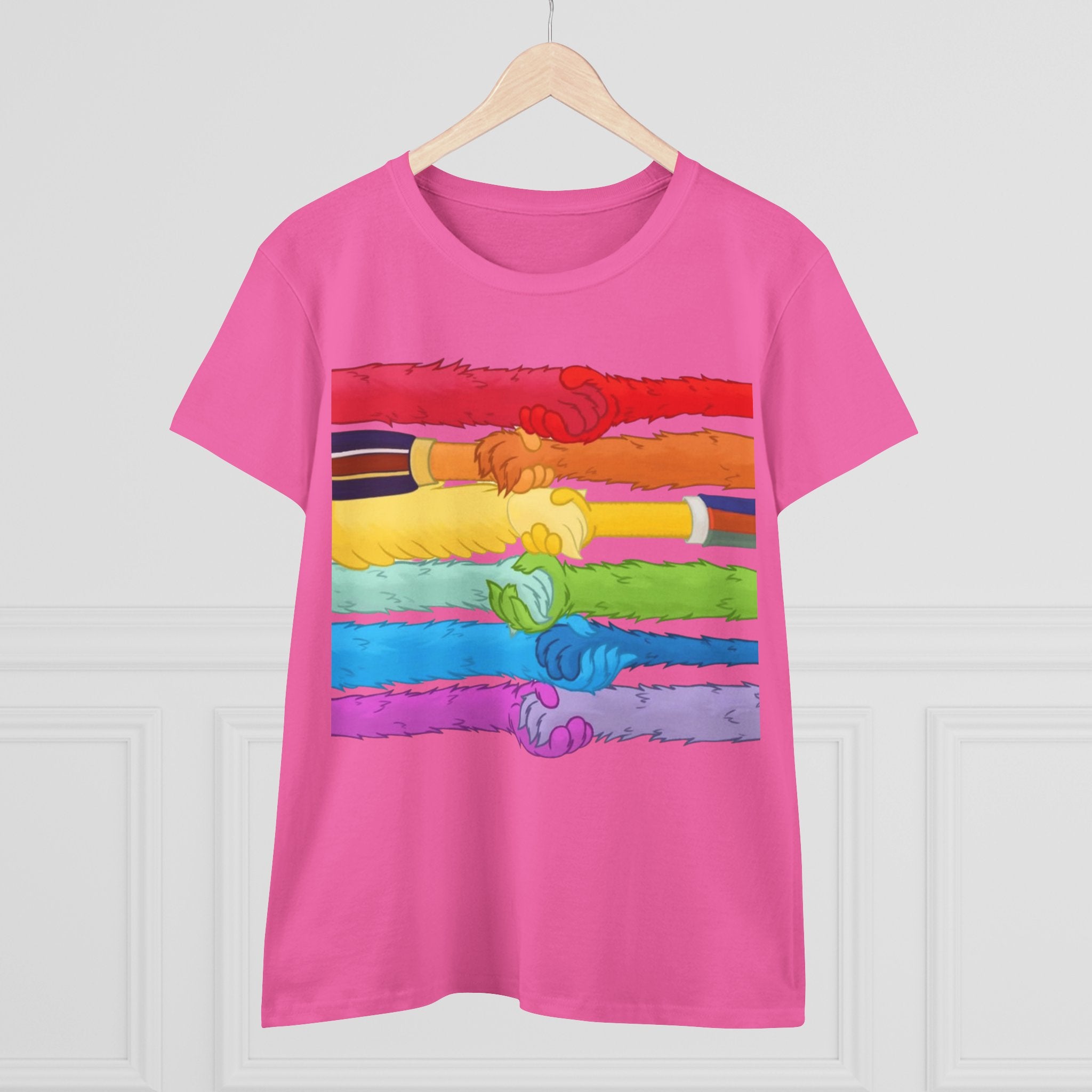 Kindness and diversity count! Pride Unity Tee, LGBTQ+ Cotton T-Shirt for Celebrations, Rainbow Design, Equality Shirt,  anti Trump Wear