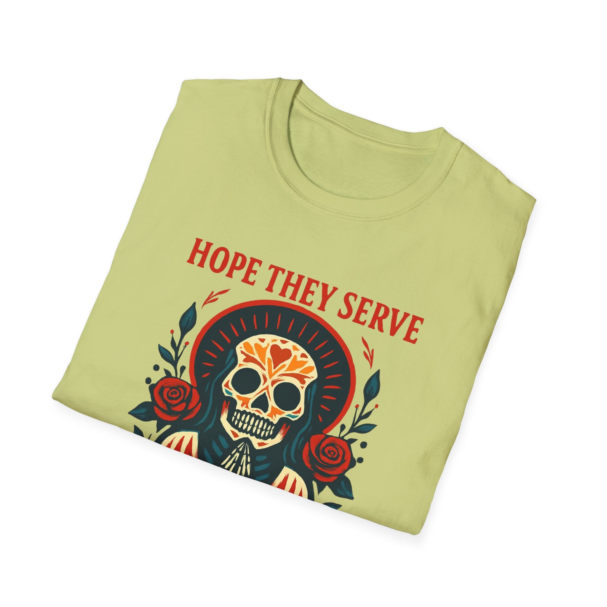 Skull T-Shirt, Funny Taco Lover Gift, Unisex Tee Hope they sell tacos in Hell.