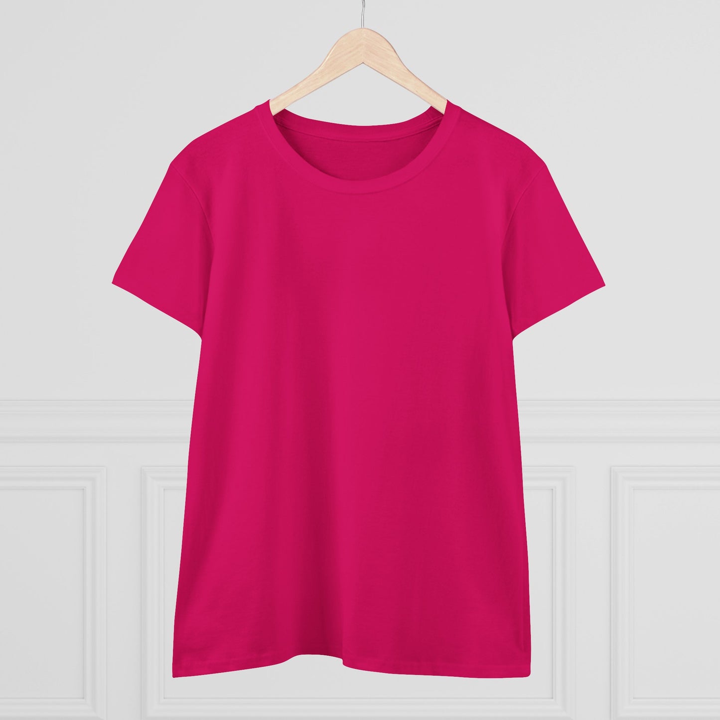 Artistic Goldfish Graphic Women's Midweight Cotton Tee koi On back of tee