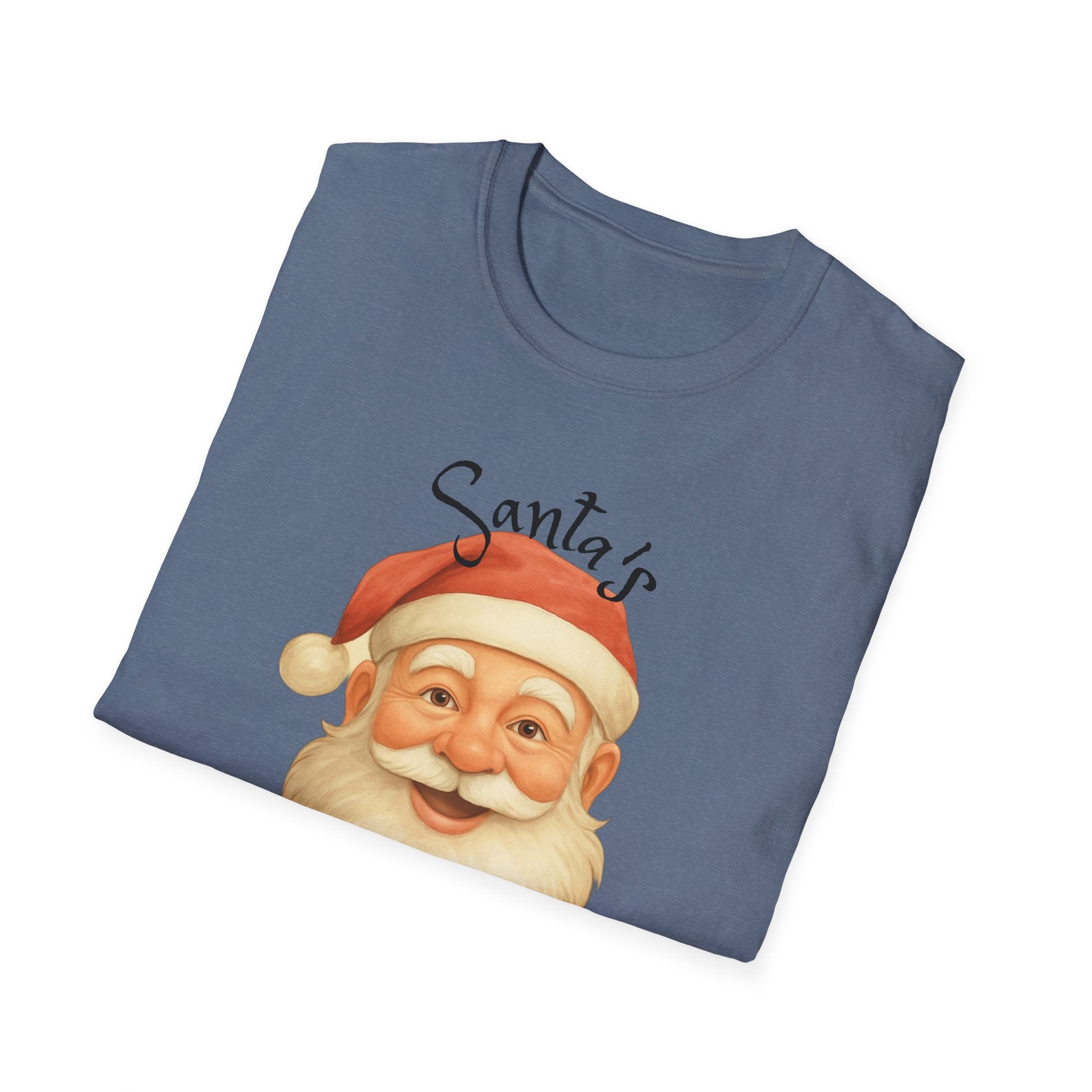 Santa Nurse Christmas T-Shirt, Santa's Favorite Nurse Top, Holiday Gifts for Nurses, Unisex Tee, RN Shirt, Healthcare Worker Apparel