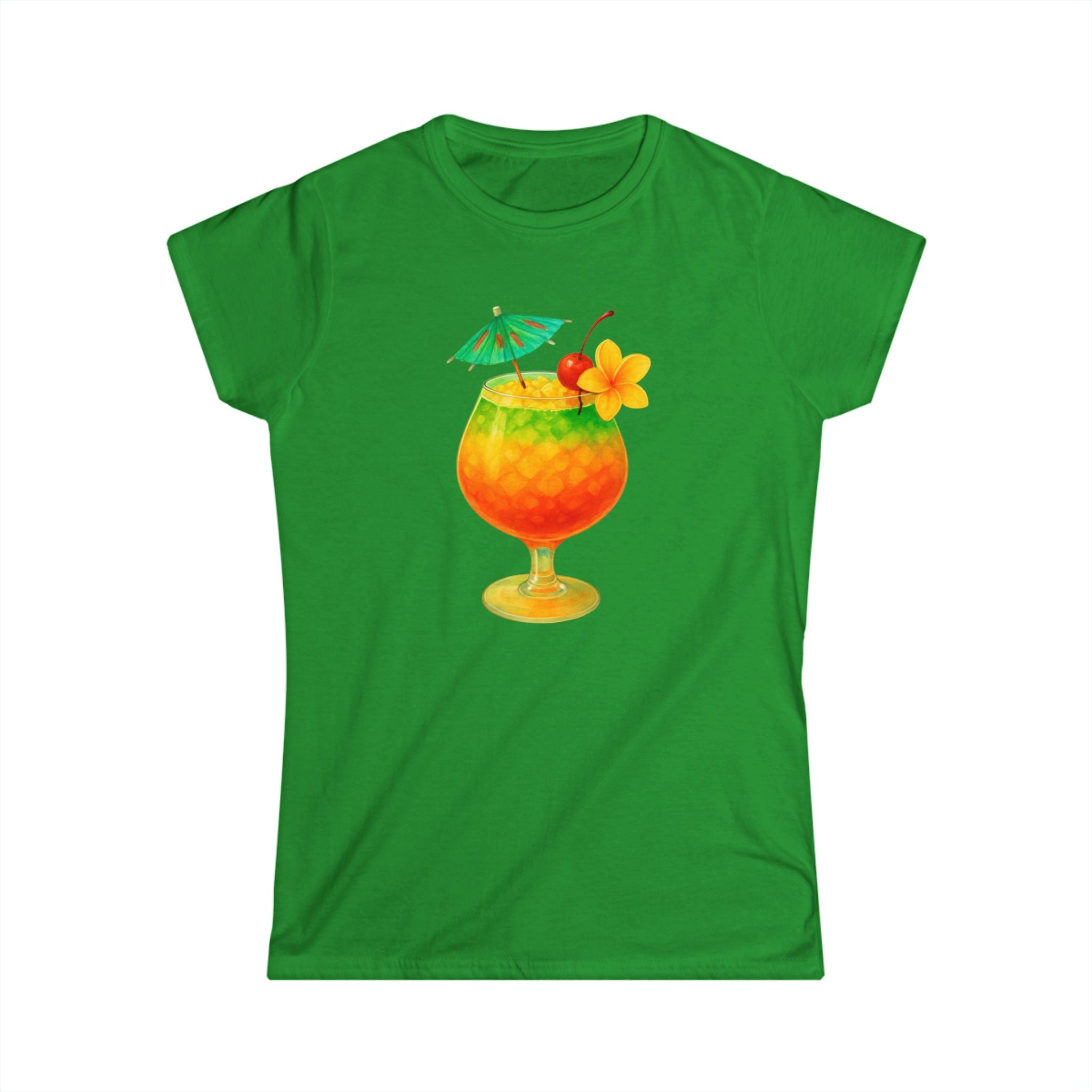 Mai Tai  punch tropical Tees, Island Style Shirt, Summer Cocktail Top, Vacation Apparel, Rum Punch Vibes, Women's Graphic Tee