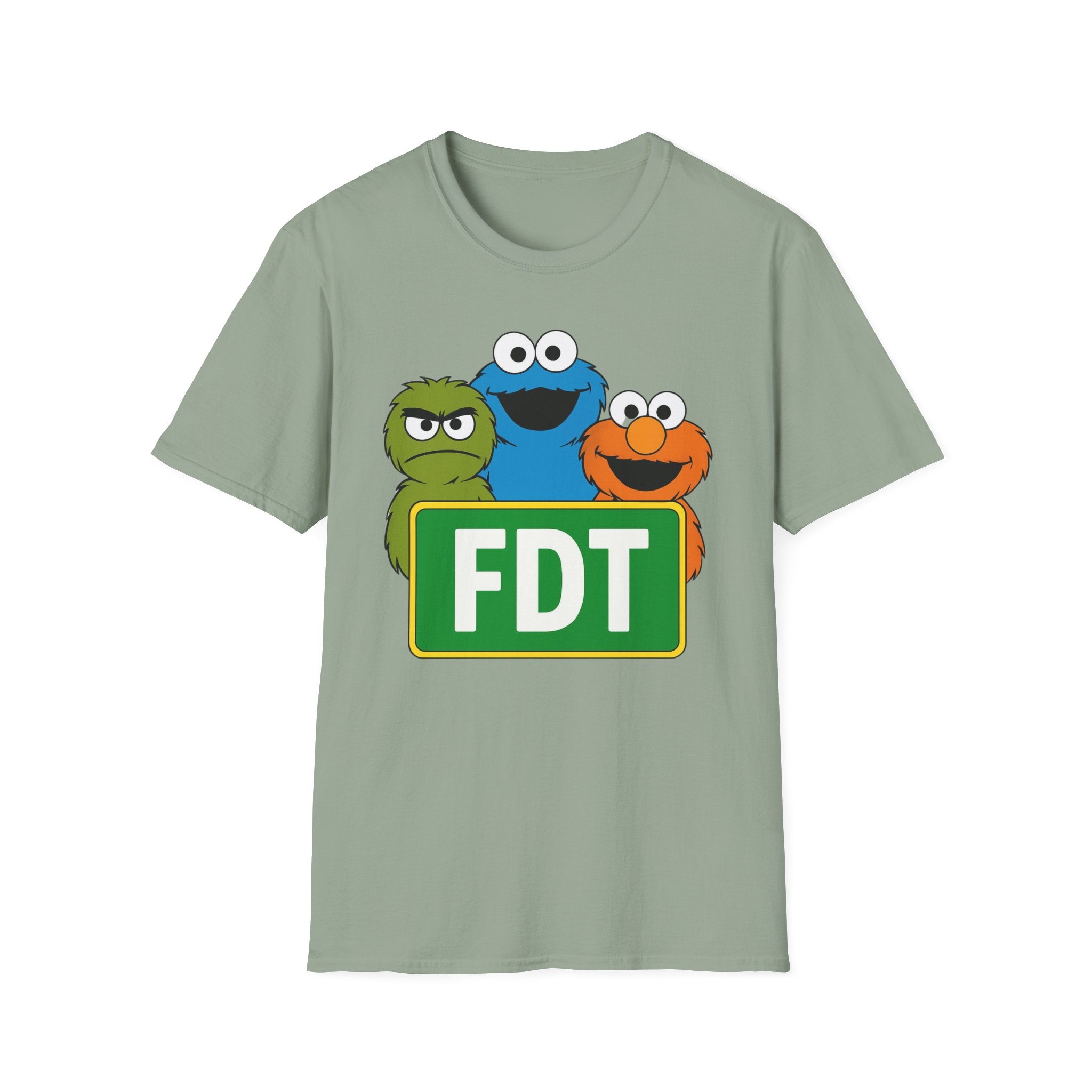 FDT Funny Unisex T-Shirt, Anti Trump Political Humor, Nostalgic Puppets, Kindness, Diversity, Social Justice, Liberal Gift, Funny Political