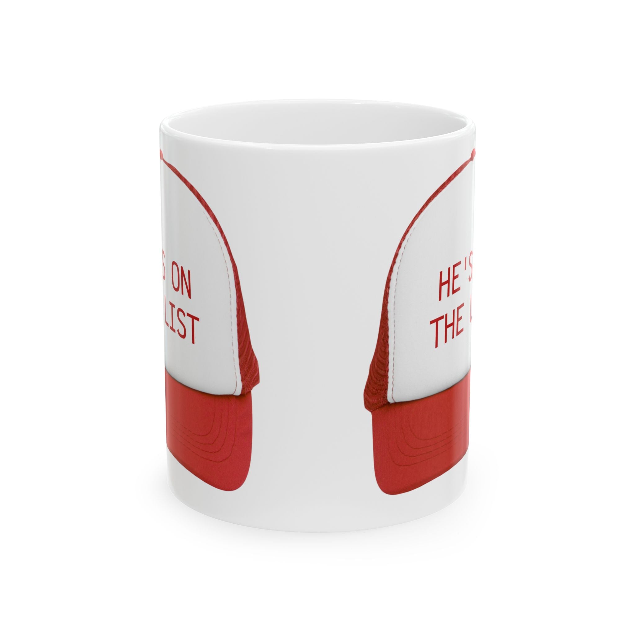 Ceramic Mug, He is on the List Anti Trump social justice activist gift Epstein List, 11oz 15oz, Resist Equality Feminist Gift Mug,