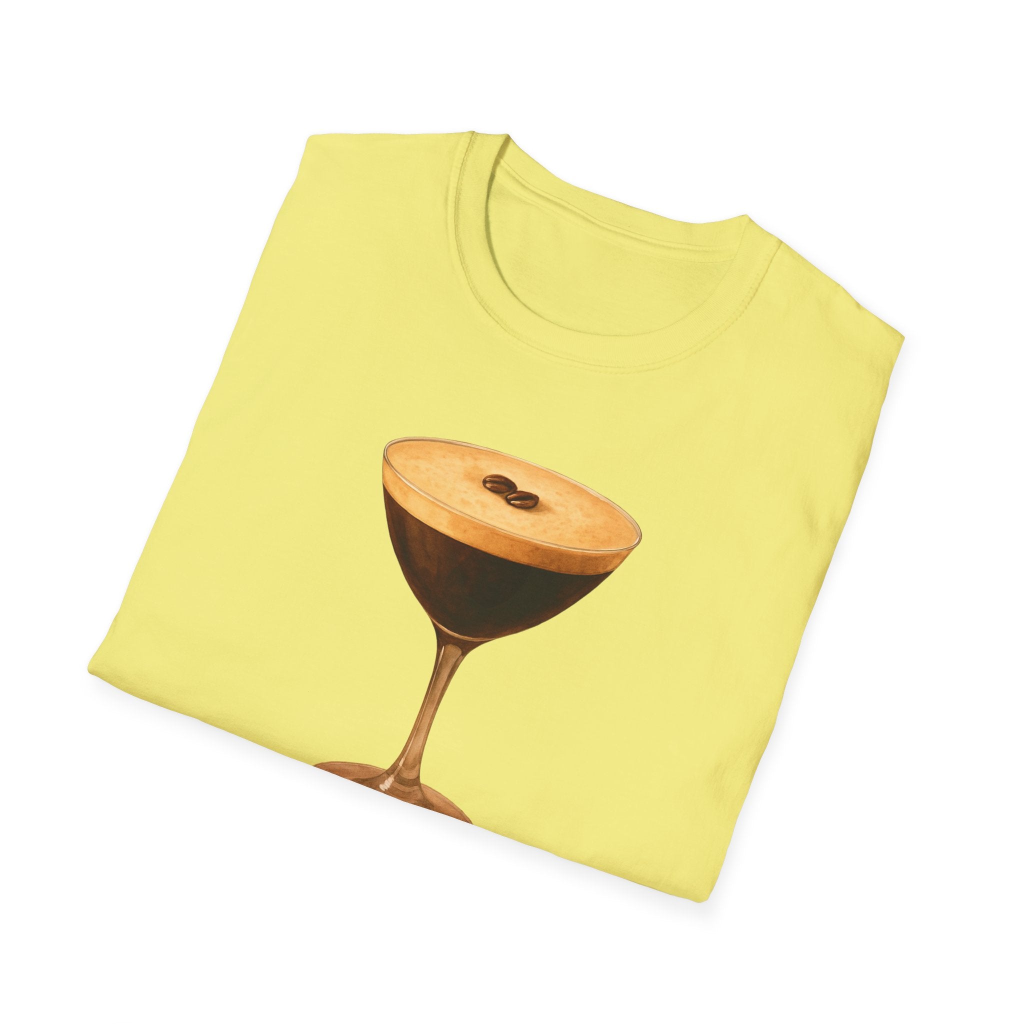 Espresso martini Coffee drink Lover's Unisex T-Shirt - Perfect Gift for Baristas, Coffee Enthusiasts, Birthday, Holidays, Casual Wear