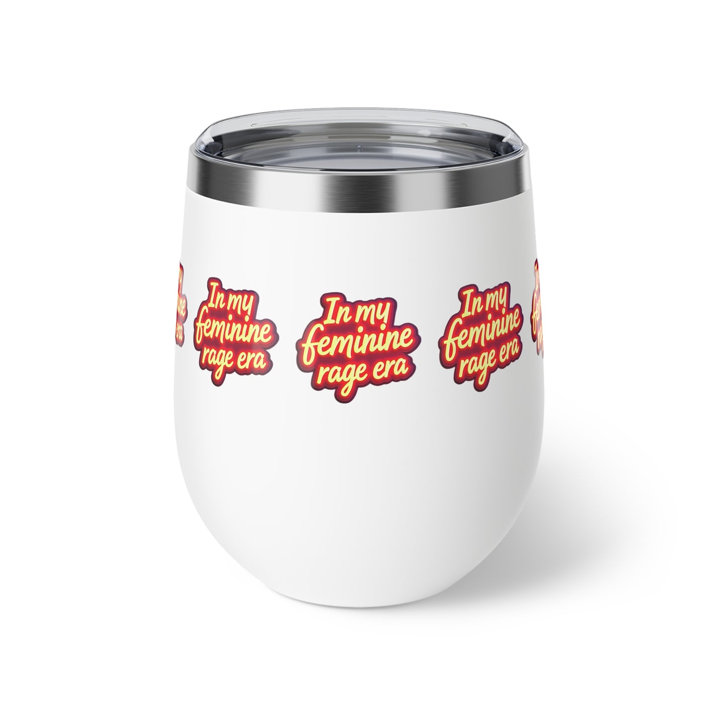 Mug - Copper Vacuum Insulated Cup, 12oz - In My Feminine Rage Era Design