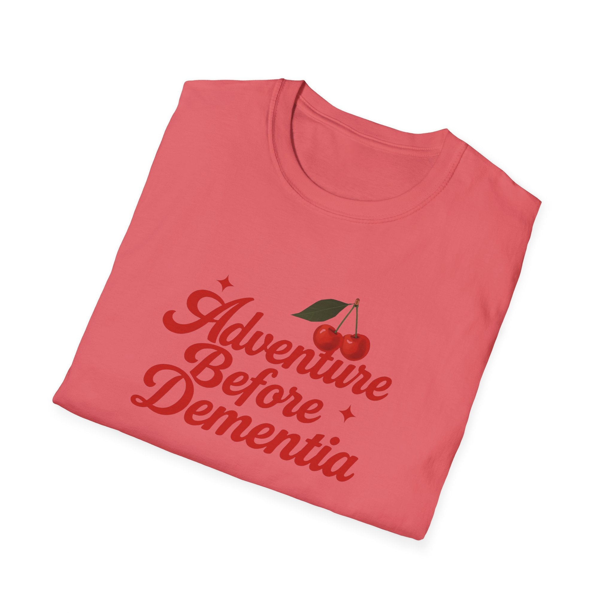 Adventure Before Dementia T-Shirt, Unisex Tee for Caregivers, Memory Awareness, Cozy Casual Wear, Gift Idea for Friends retirement gift