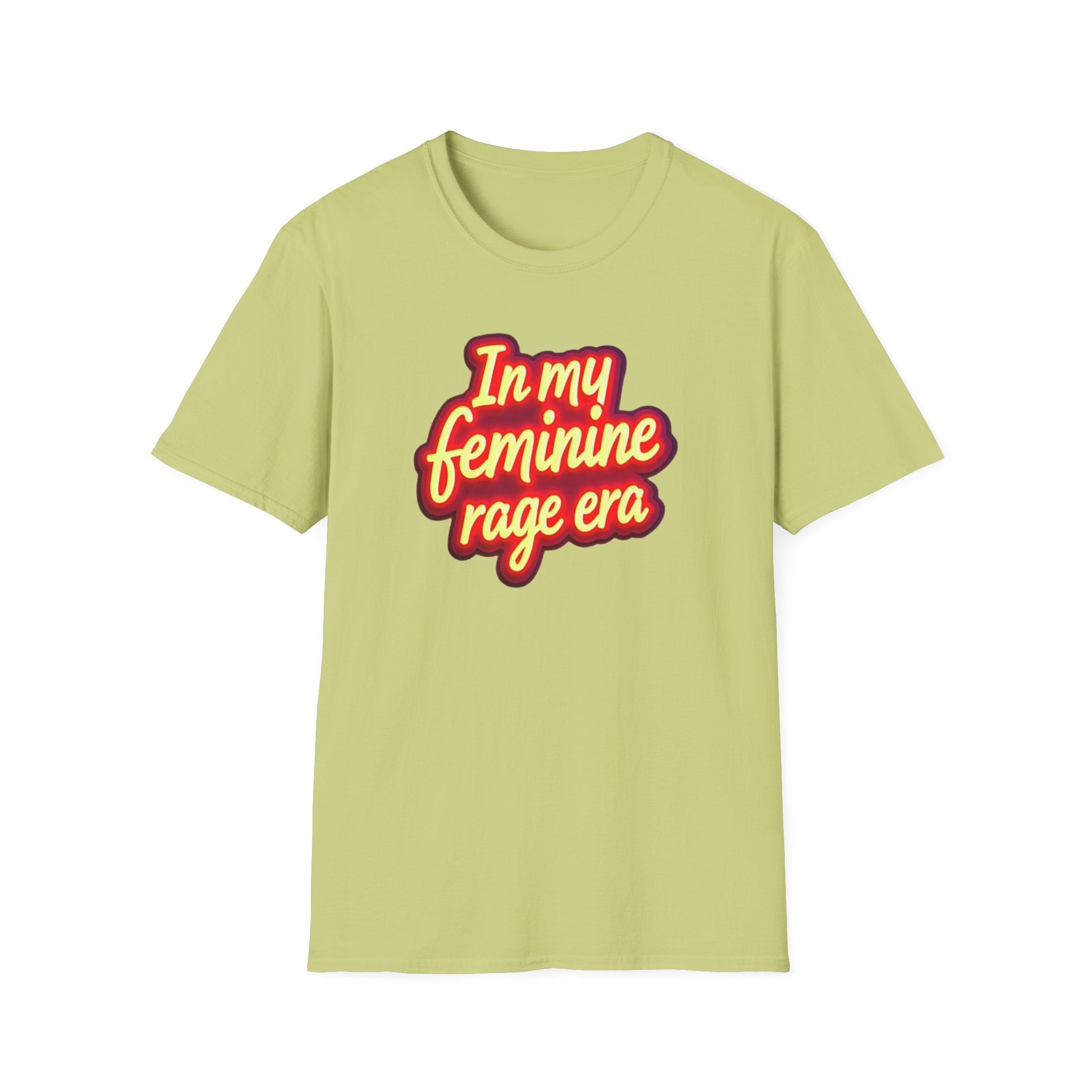 In my Feminine Rage Era Unisex T-Shirt | Softstyle Tee, Empowering Apparel, Womens  Empowerment, Casual Wear, Feminist Gift Anti Trump