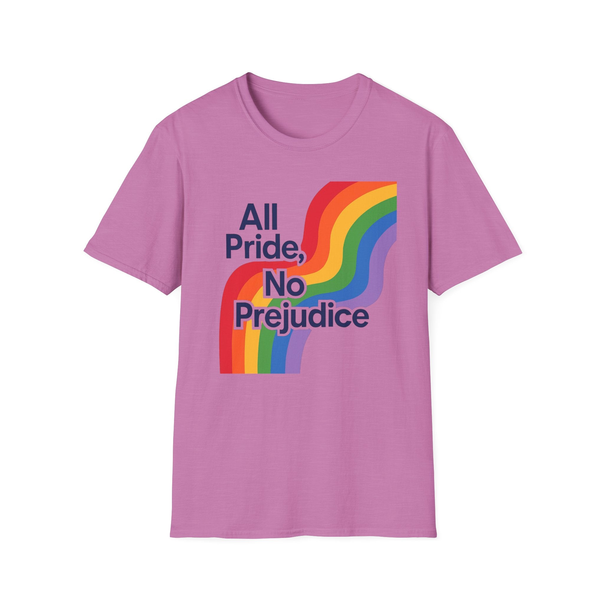 All pride no prejudice Pride Awareness Tee rainbow gift social justice T shirt