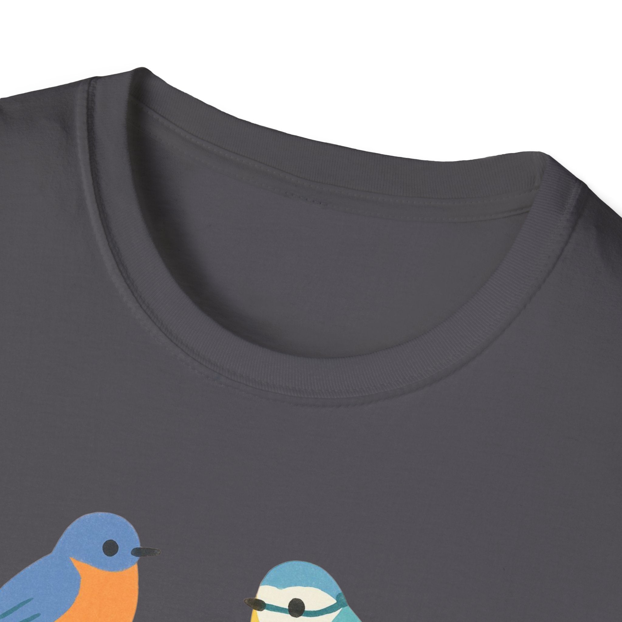 Bird Nerd Unisex Softstyle T-Shirt, Perfect for Bird Lovers, Nature Enthusiasts, Gift for Birdwatchers, Casual Wear,  Apparel bird gift