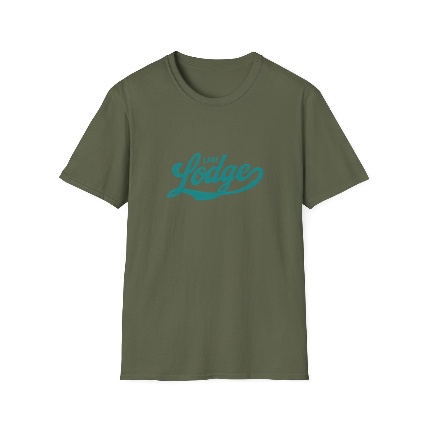 Lake Lodge Dive Bar Unisex T-Shirt, Cabin Getaway Tee, Mountain Retreat Apparel, Nature Lover Gift, Cozy Weekend Shirt