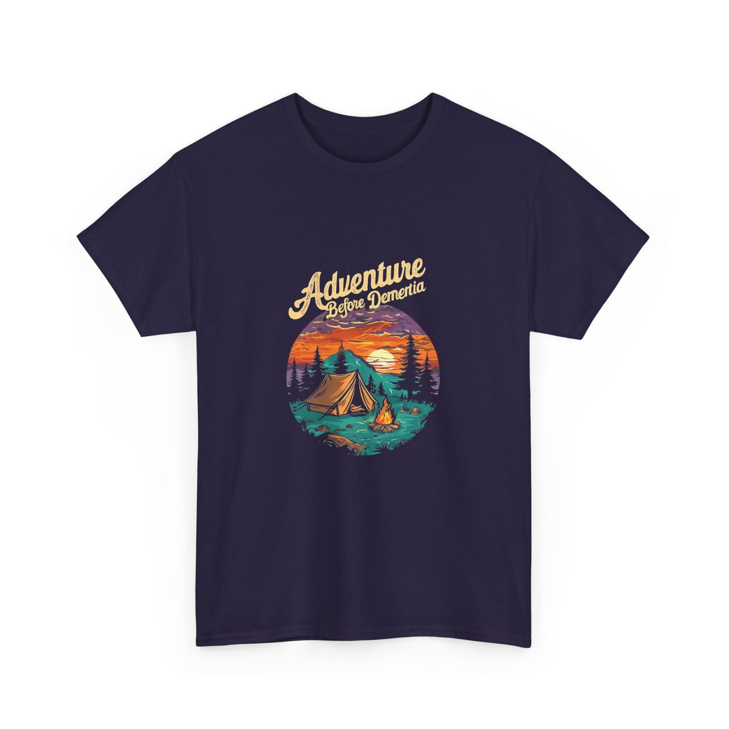 Adventure Before Dementia Unisex Tee, Funny Graphic T-Shirt, Retirement Gift, Elderly Humor Shirt, Memory Loss Joke Top