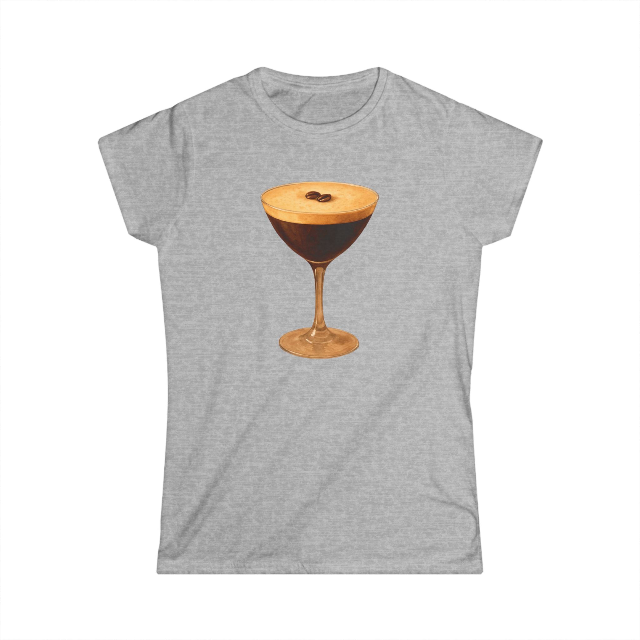 Espresso martini cocktailCoffee Lover's Women's Tee, Gift for Her, Casual Wear, Fall Fashion, Espresso Martini Shirt, Coffee Enthusiast