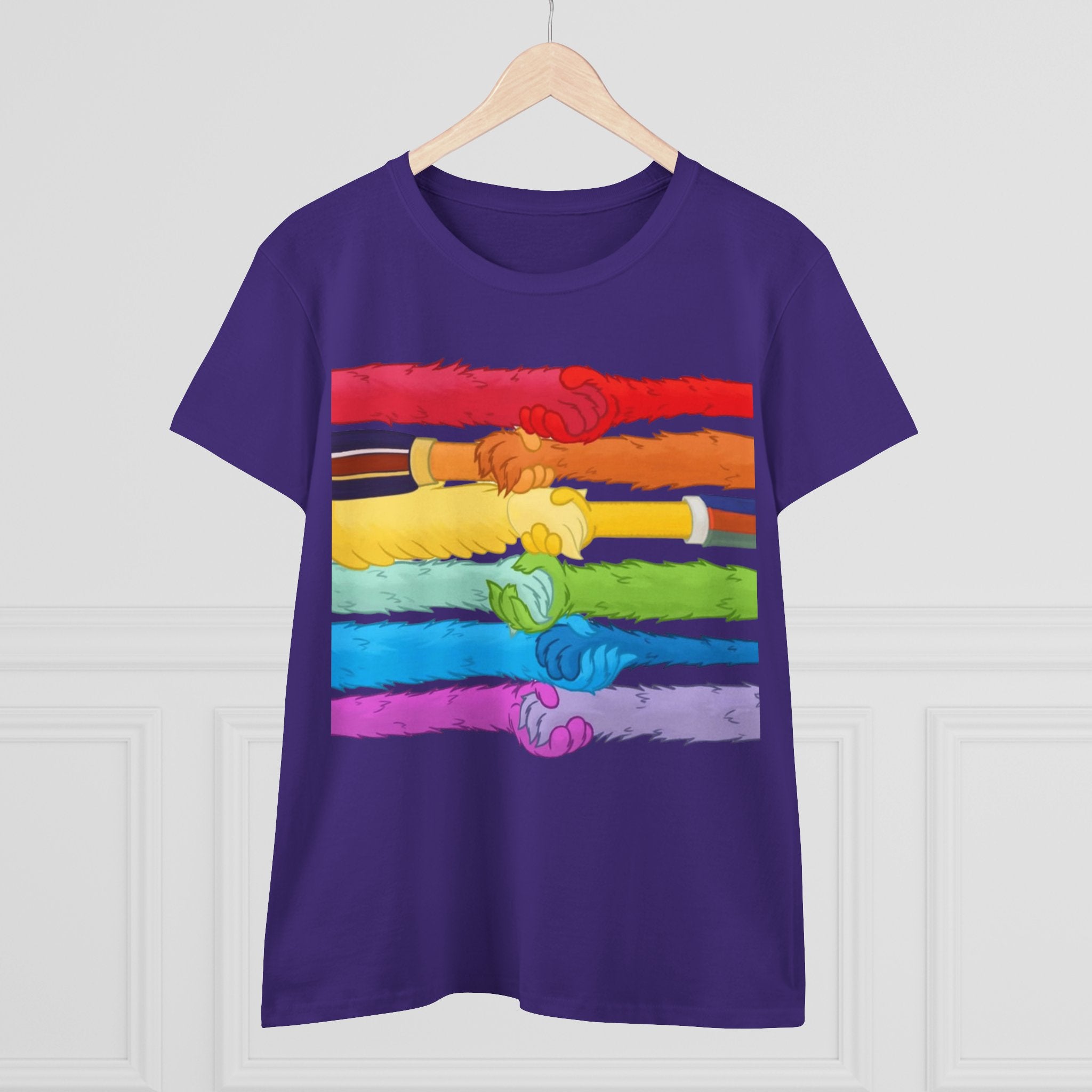 Kindness and diversity count! Pride Unity Tee, LGBTQ+ Cotton T-Shirt for Celebrations, Rainbow Design, Equality Shirt,  anti Trump Wear