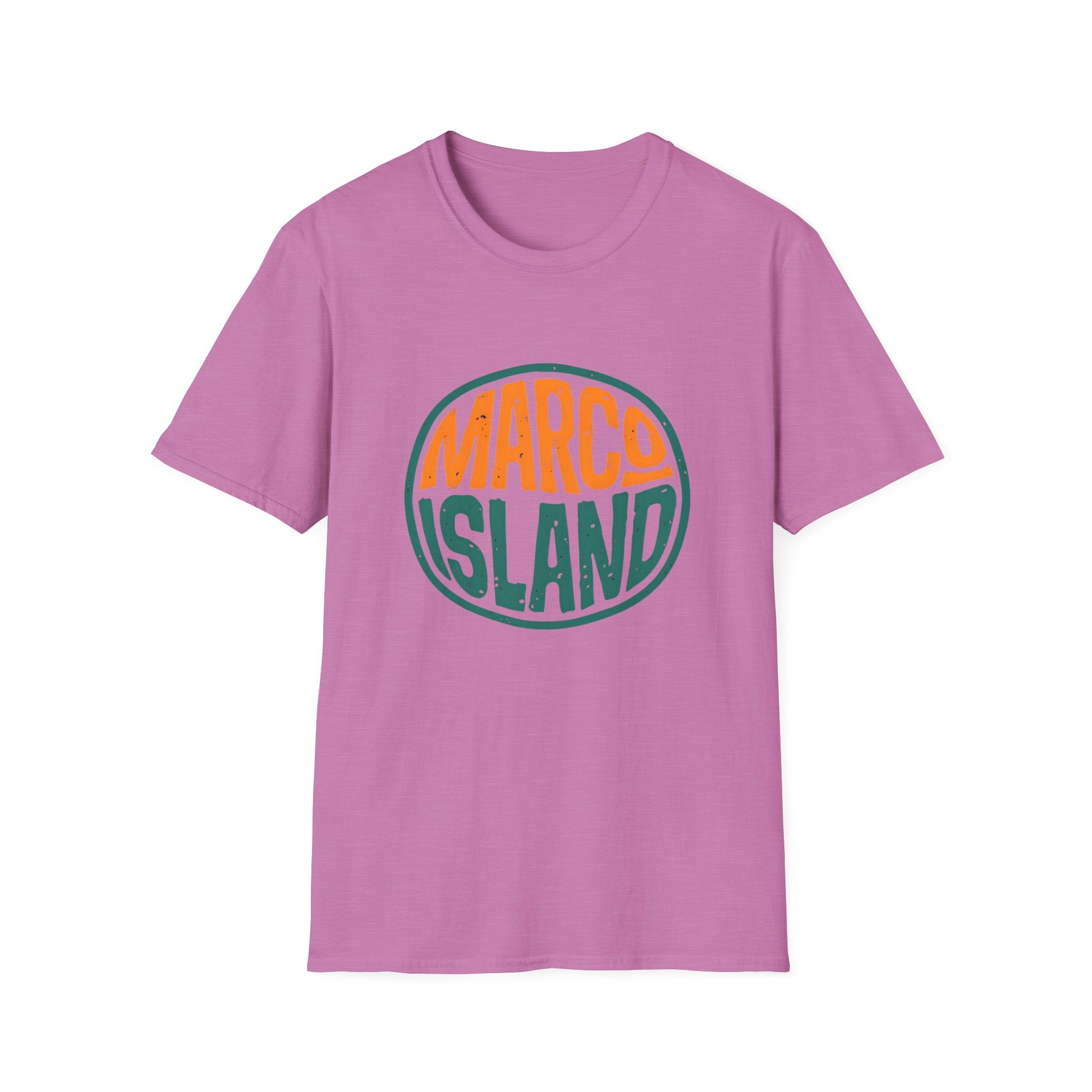 Marco Island Florida Unisex Softstyle T-Shirt - Beach Vacation Tee, Travel Souvenir Top, Coastal Graphic Shirt, Summer Holiday Apparel,