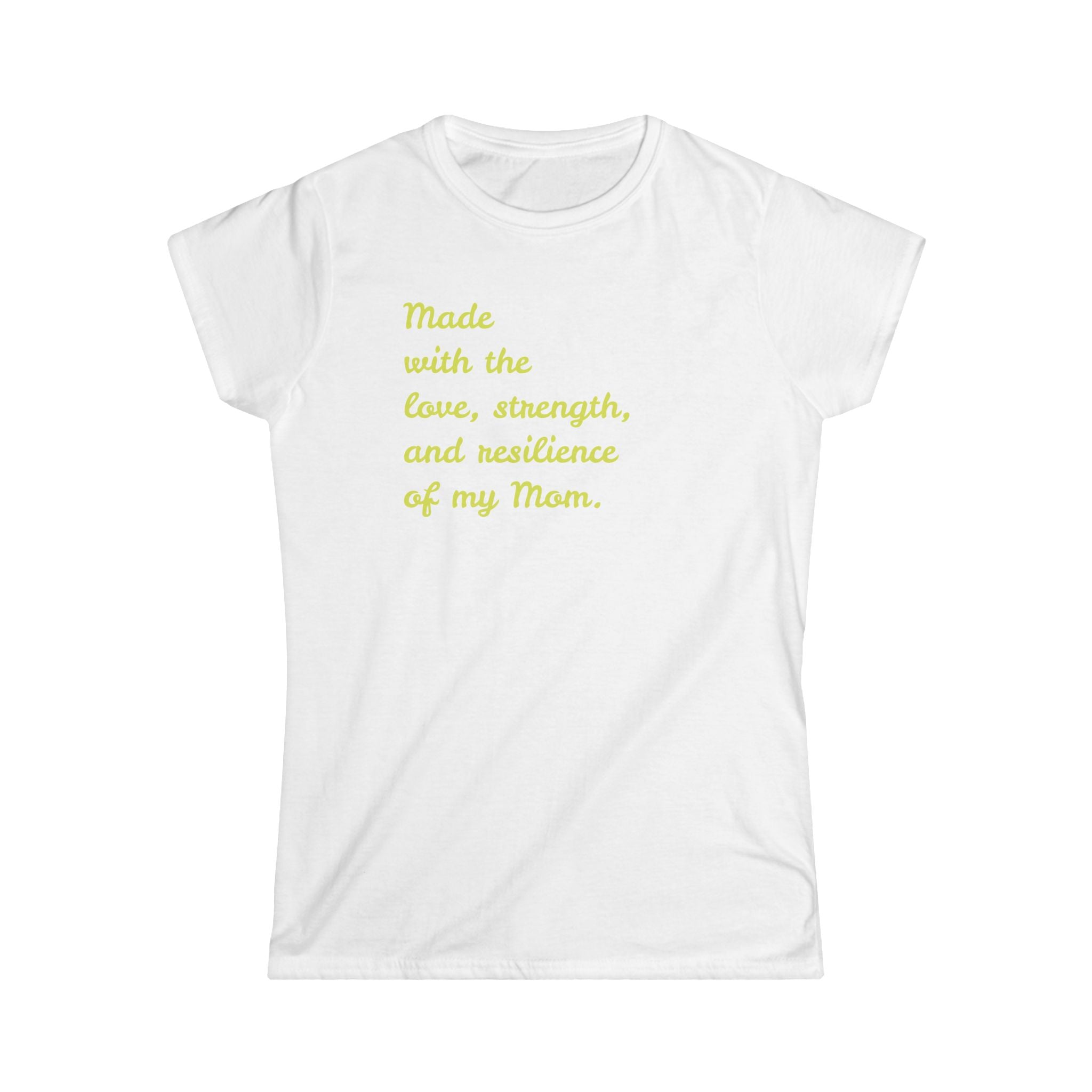 Mom's Love T-Shirt - Softstyle Tee Celebrating Strength, Perfect Gift for Mother's Day, Birthdays, Cozy Casual Wear, Inspirational Tees
