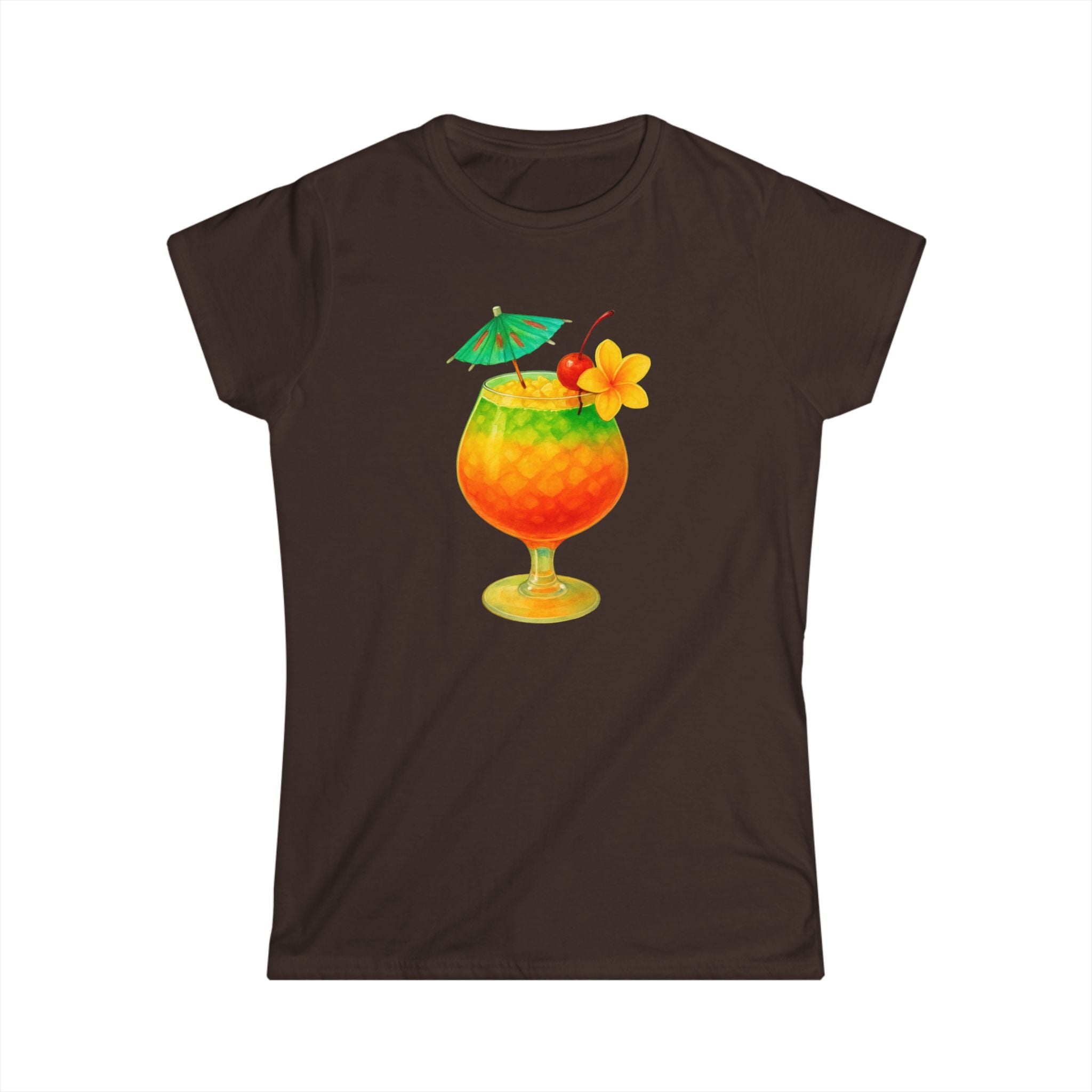 Mai Tai  punch tropical Tees, Island Style Shirt, Summer Cocktail Top, Vacation Apparel, Rum Punch Vibes, Women's Graphic Tee