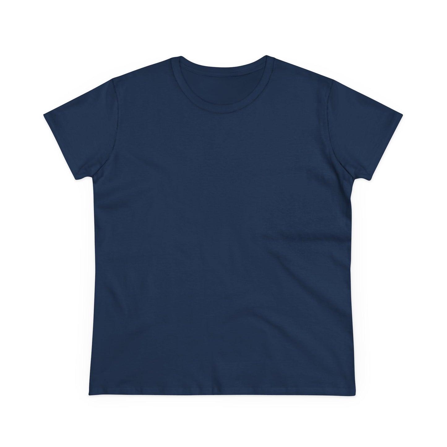 Artistic Goldfish Graphic Women's Midweight Cotton Tee koi On back of tee