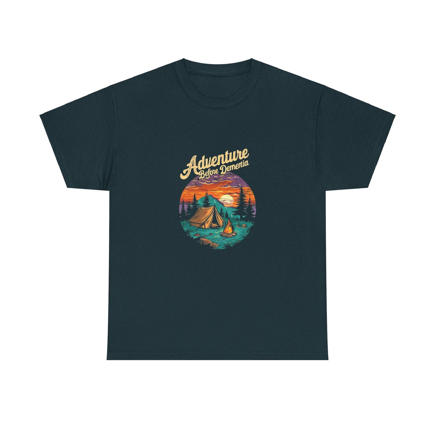 Adventure Before Dementia Unisex Tee, Funny Graphic T-Shirt, Retirement Gift, Elderly Humor Shirt, Memory Loss Joke Top