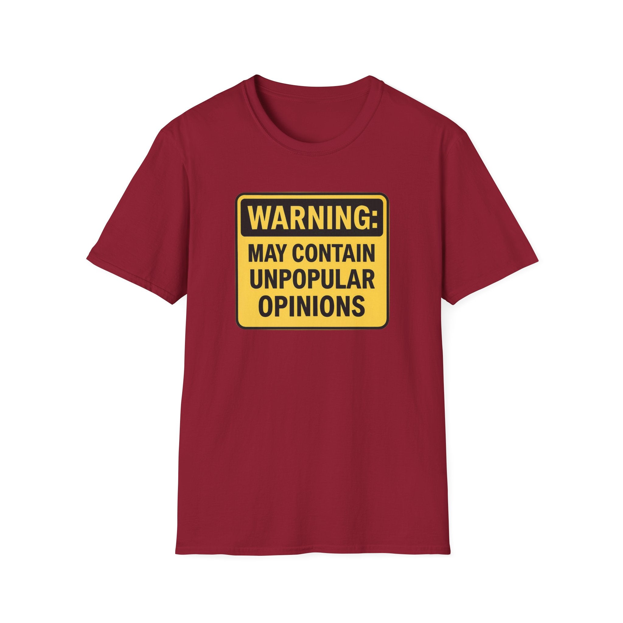 May contain unpopular opinions Fun Unisex T-Shirt, gift Christmas Softstyle Graphic Tee, Casual Wear, Independence Day Gift, Statement Shirt