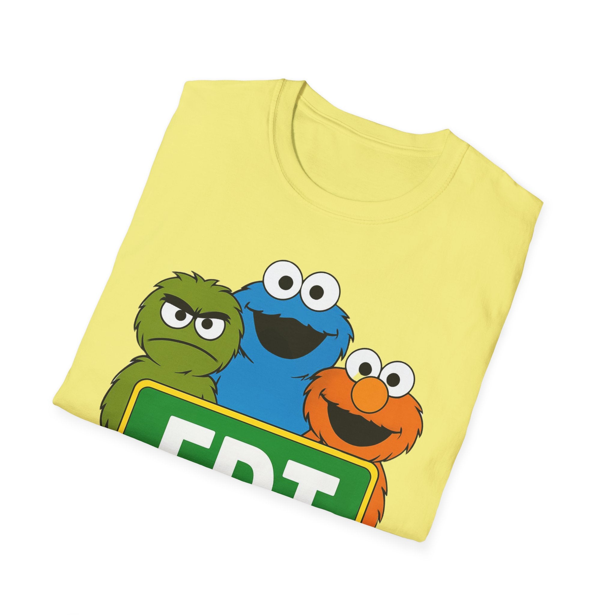 FDT Funny Unisex T-Shirt, Anti Trump Political Humor, Nostalgic Puppets, Kindness, Diversity, Social Justice, Liberal Gift, Funny Political