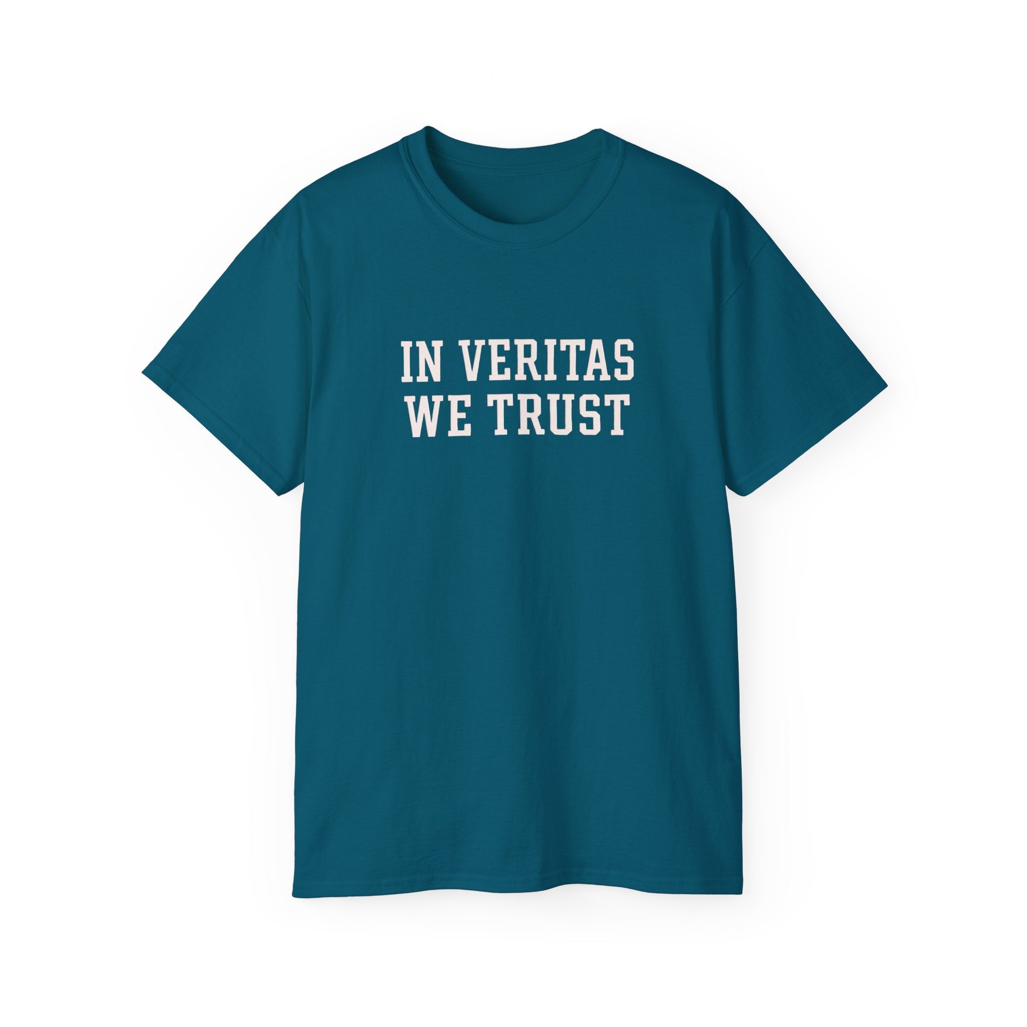 In Veritas We Trust Harvard Anti Trump, Protest Shirt, Political Activist Gift, Statement Tee, College Shirt