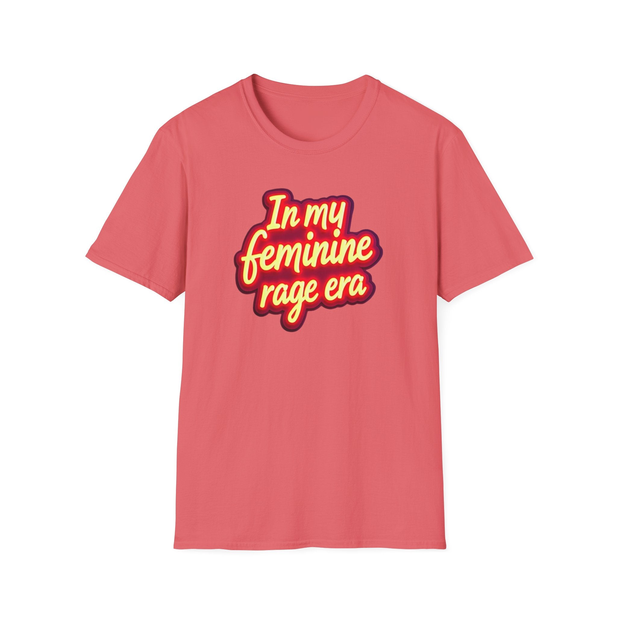 In my Feminine Rage Era Unisex T-Shirt | Softstyle Tee, Empowering Apparel, Womens  Empowerment, Casual Wear, Feminist Gift Anti Trump