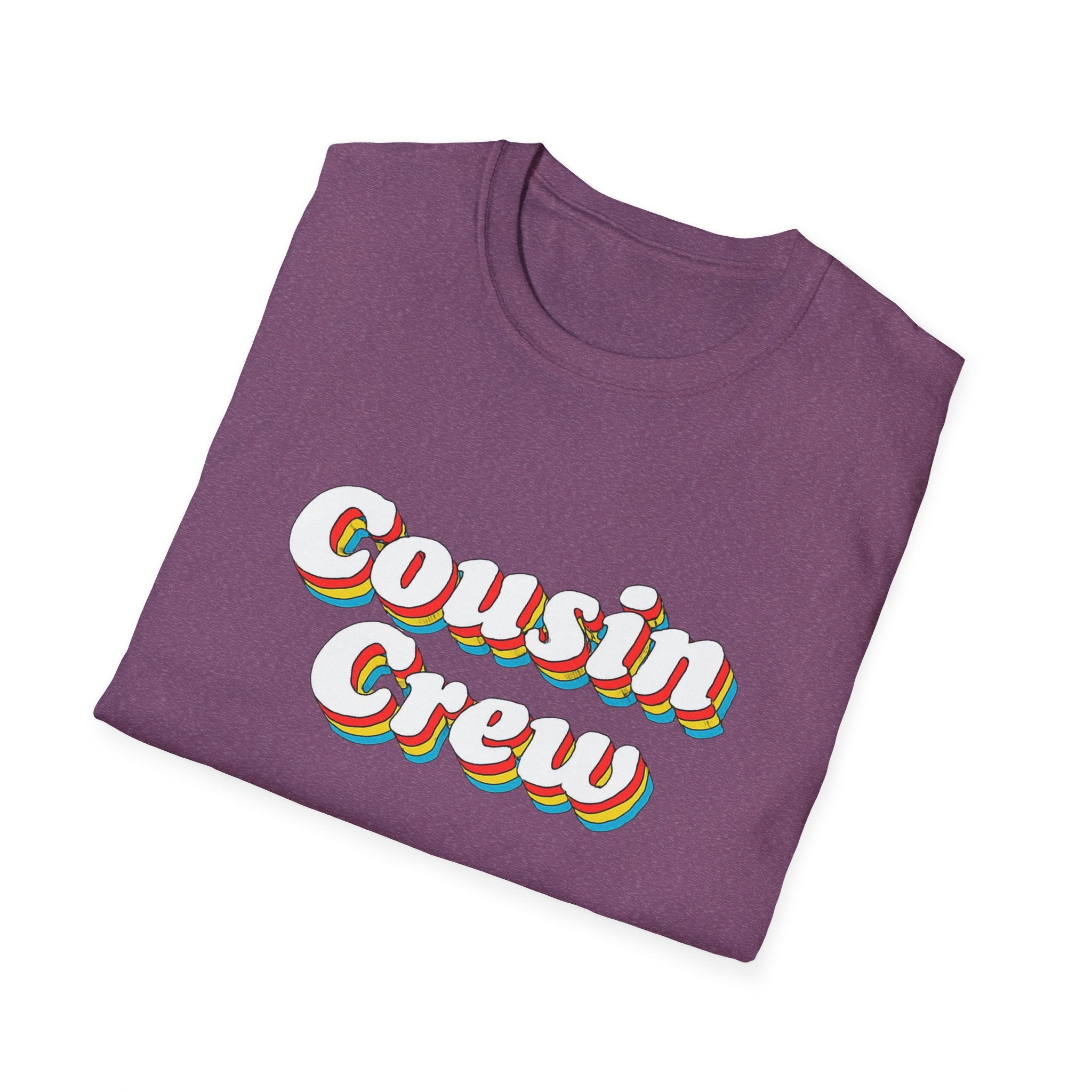 Cousin Crew Unisex T-Shirt - Family Reunion Shirt, Christmas photo gift shirt retro vibe