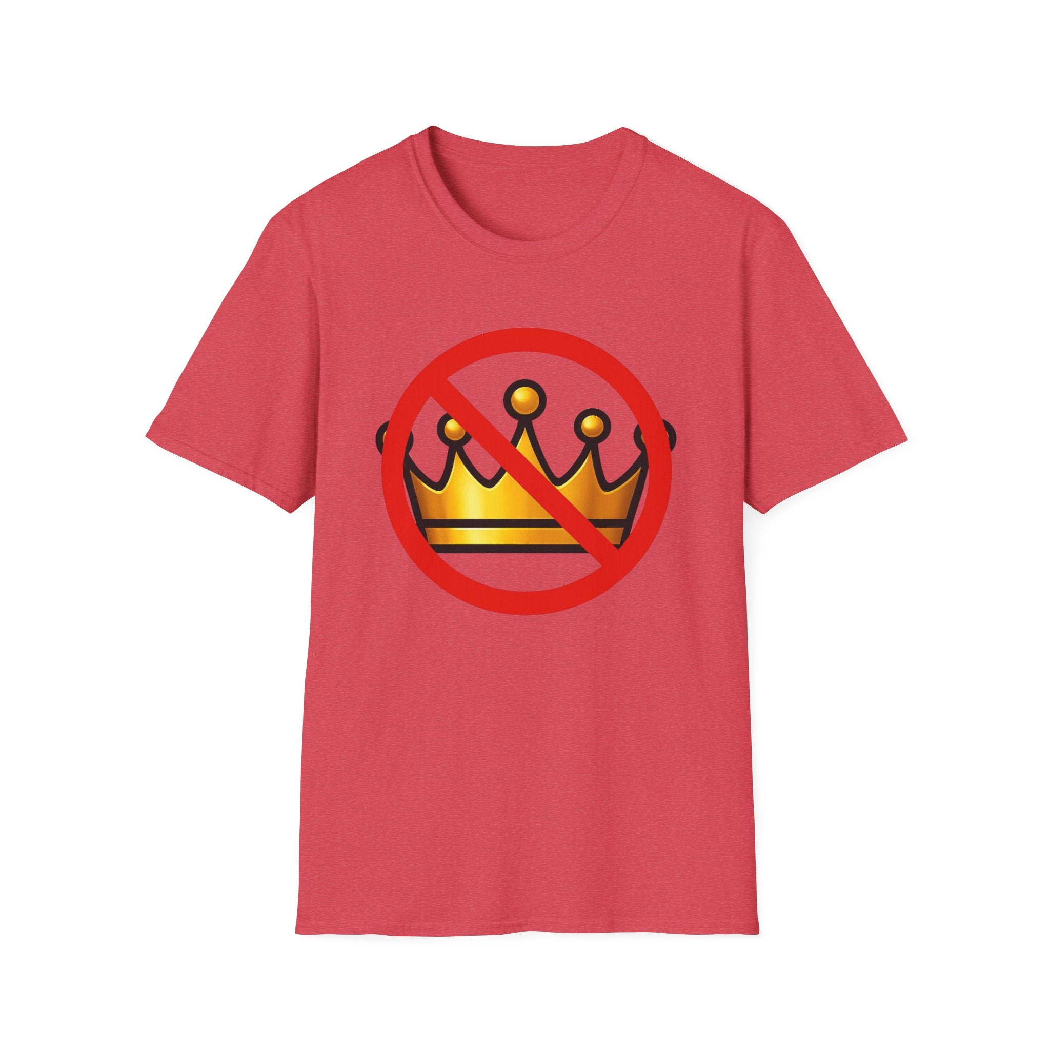 No Kings Anti Trump Protest Activist Unisex Softstyle T-Shirt, Resist Gift, June 14 Social Justice Tee, Activism Apparel, Political