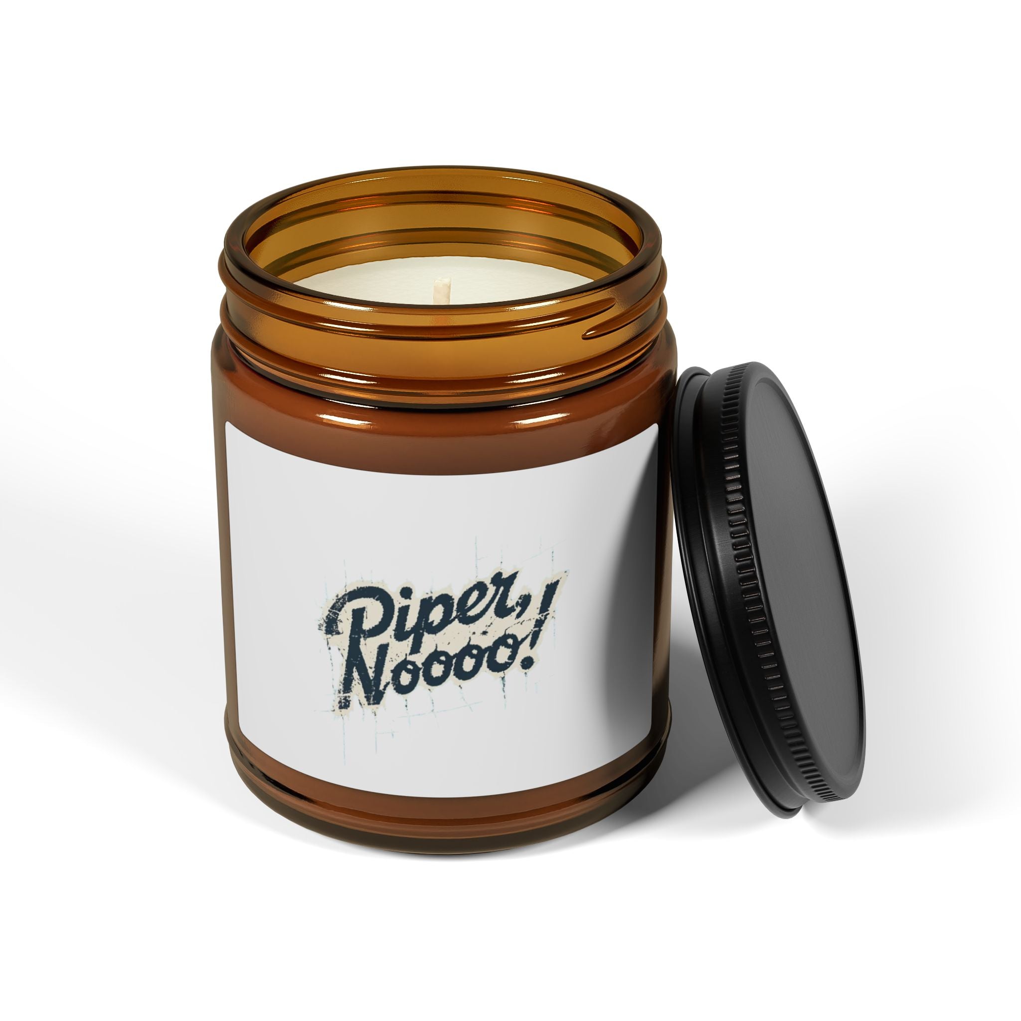 Piper Noooo! Scented Soy Candle, Relaxing Home Fragrance, Unique Gift for Birthdays, Self-Care, Housewarming, Home Decor