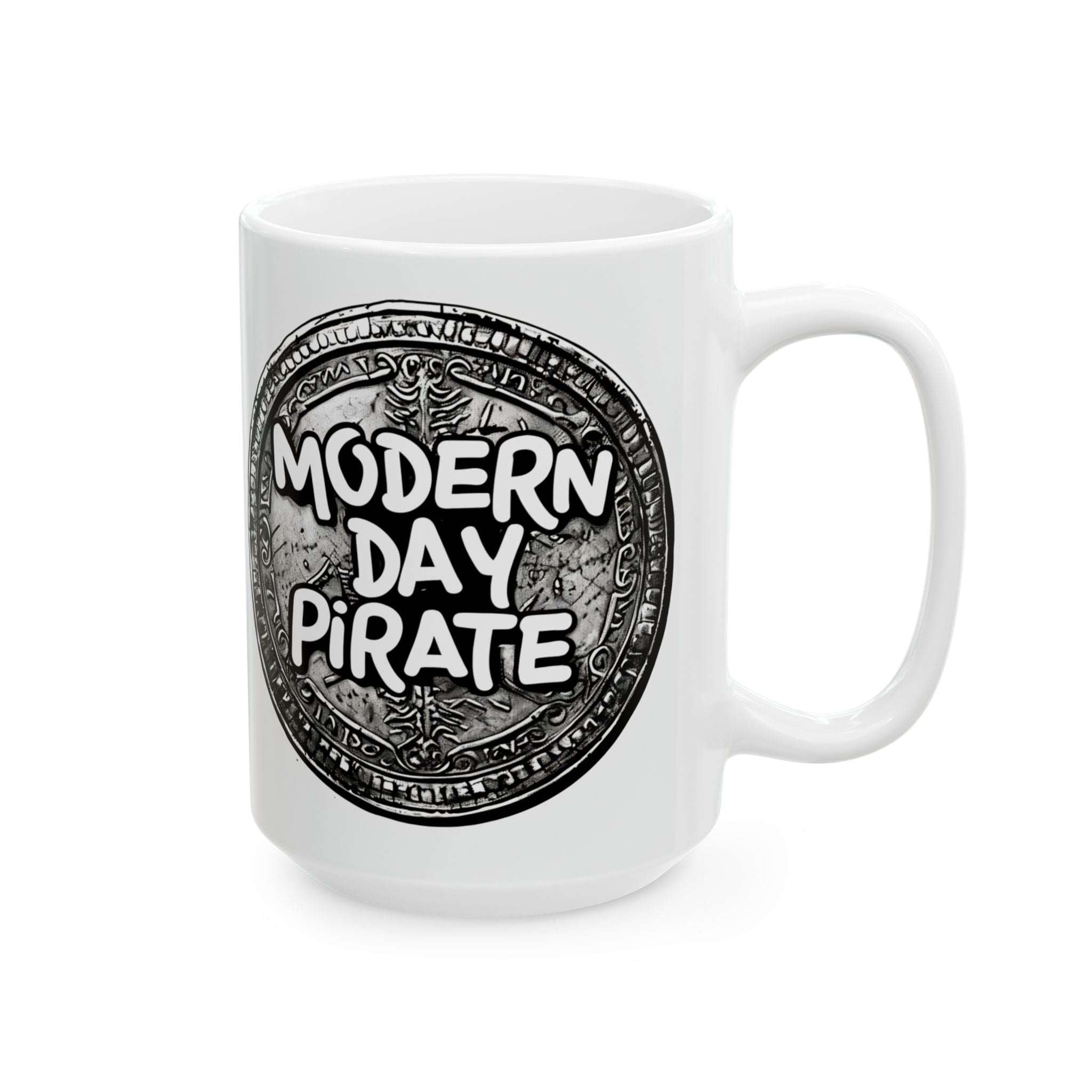 Mug - modern day pirateTreasure Hunter Metal Detecting Pirate Adventure Design dirt fishing