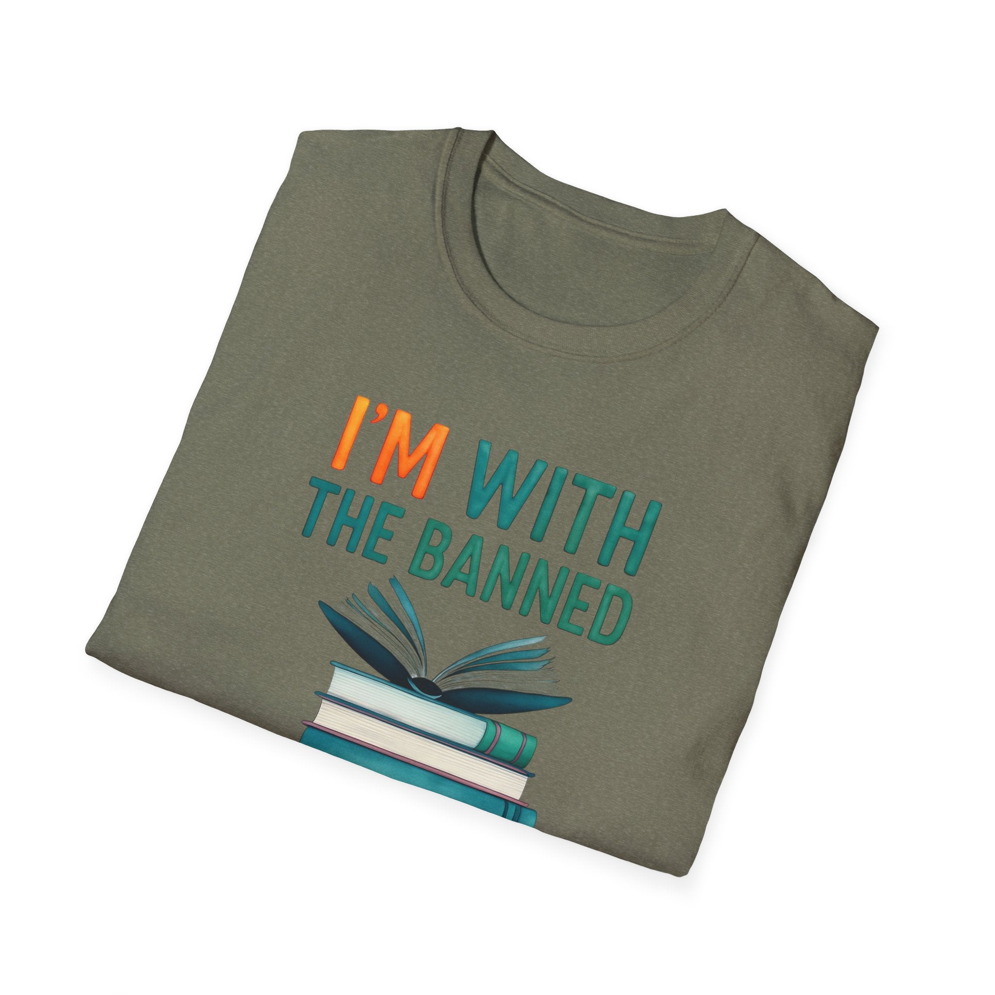 Banned Books Awareness I’m with the banned T-Shirt Christmas Gift for activists and liberals, librarian gift, teacher gift