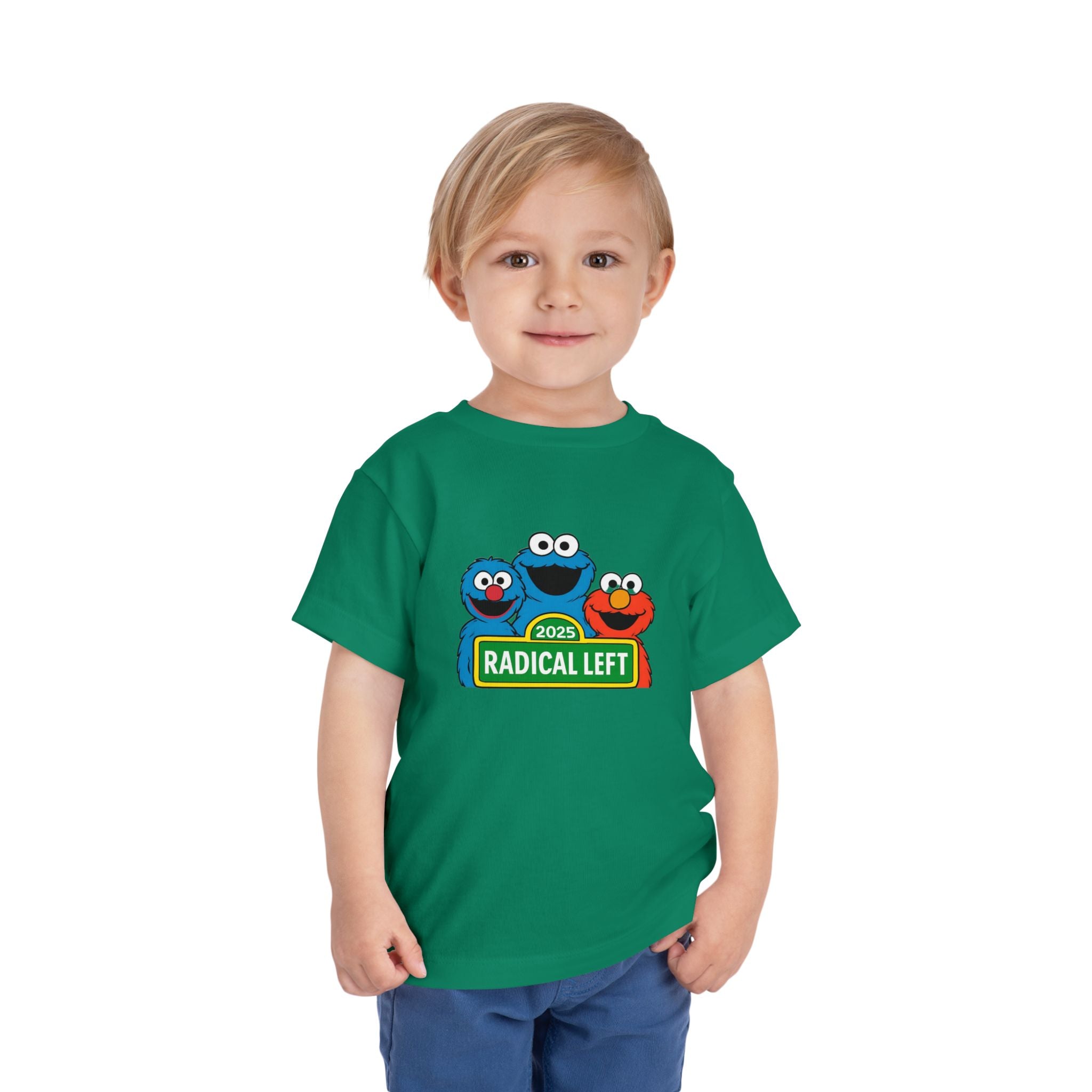 Radical Left Toddler Tee, Cute Kids T-Shirt, Playful Shirt for Babies, Funny Toddler Clothing, Gift for Little Activists