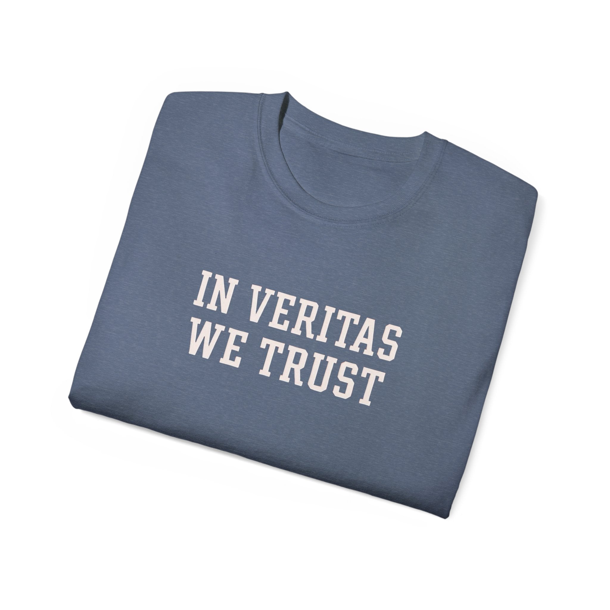 In Veritas We Trust Harvard Anti Trump, Protest Shirt, Political Activist Gift, Statement Tee, College Shirt