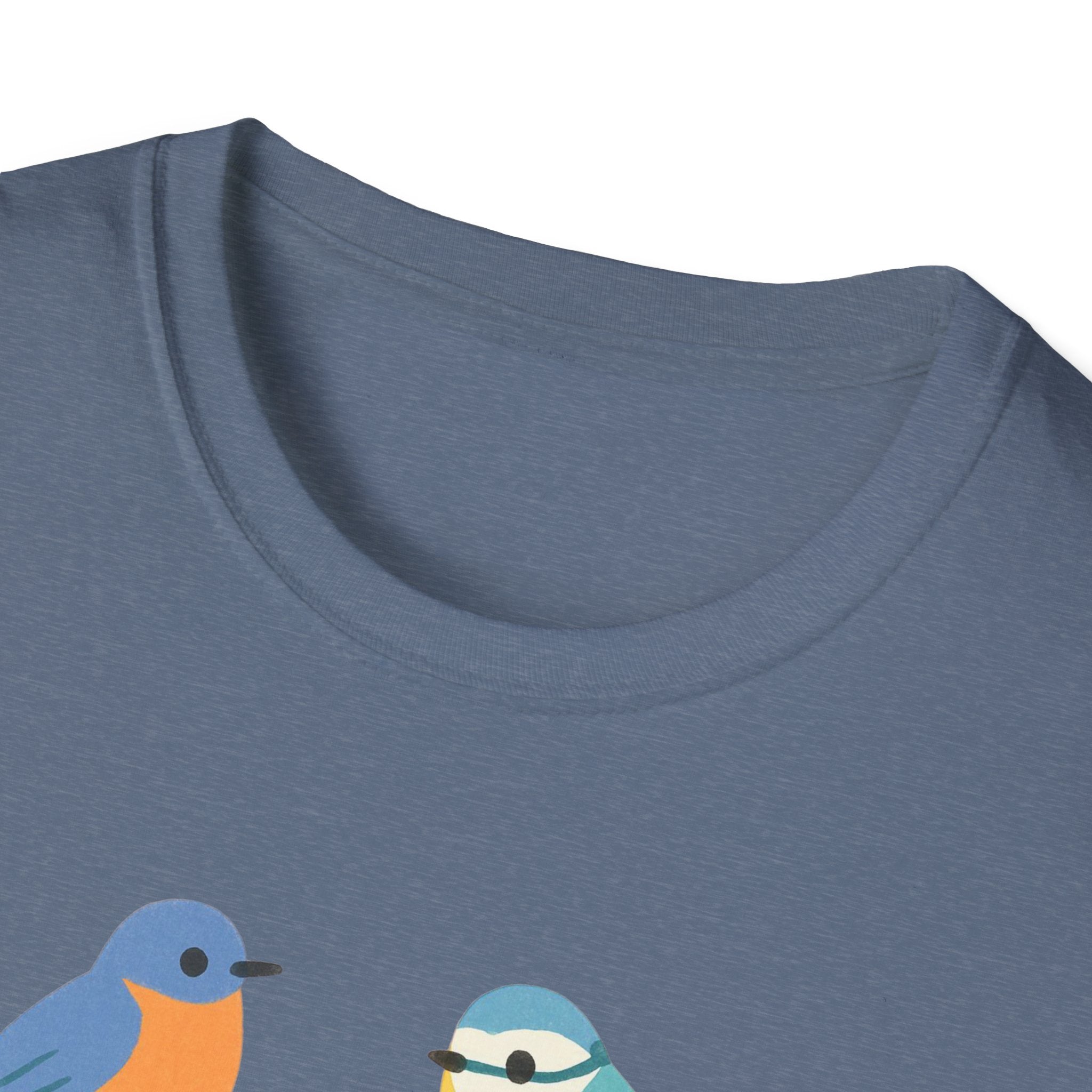 Bird Nerd Unisex Softstyle T-Shirt, Perfect for Bird Lovers, Nature Enthusiasts, Gift for Birdwatchers, Casual Wear,  Apparel bird gift