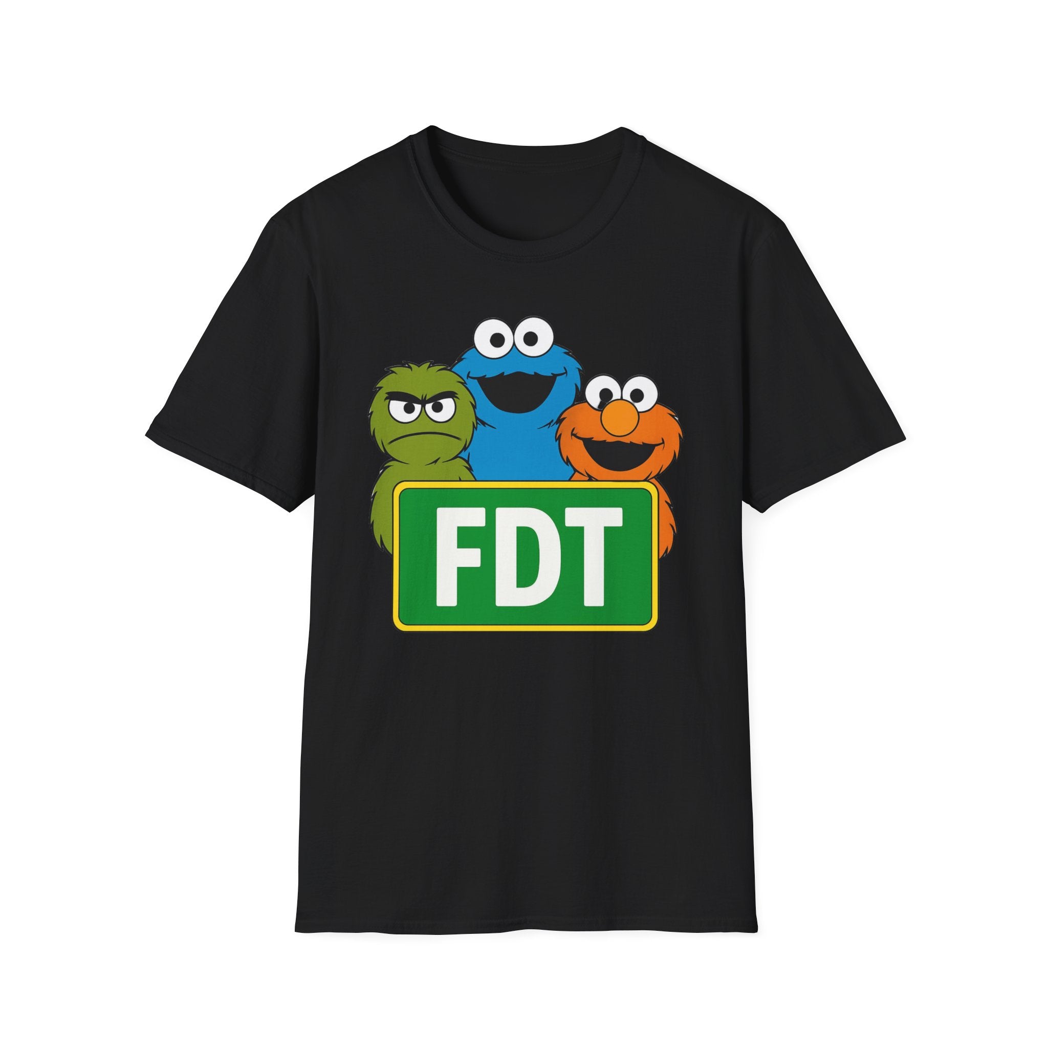 FDT Funny Unisex T-Shirt, Anti Trump Political Humor, Nostalgic Puppets, Kindness, Diversity, Social Justice, Liberal Gift, Funny Political