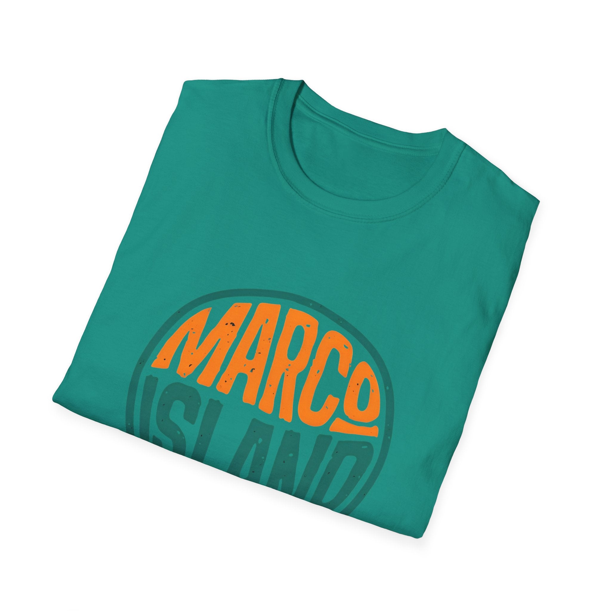 Marco Island Florida Unisex Softstyle T-Shirt - Beach Vacation Tee, Travel Souvenir Top, Coastal Graphic Shirt, Summer Holiday Apparel,