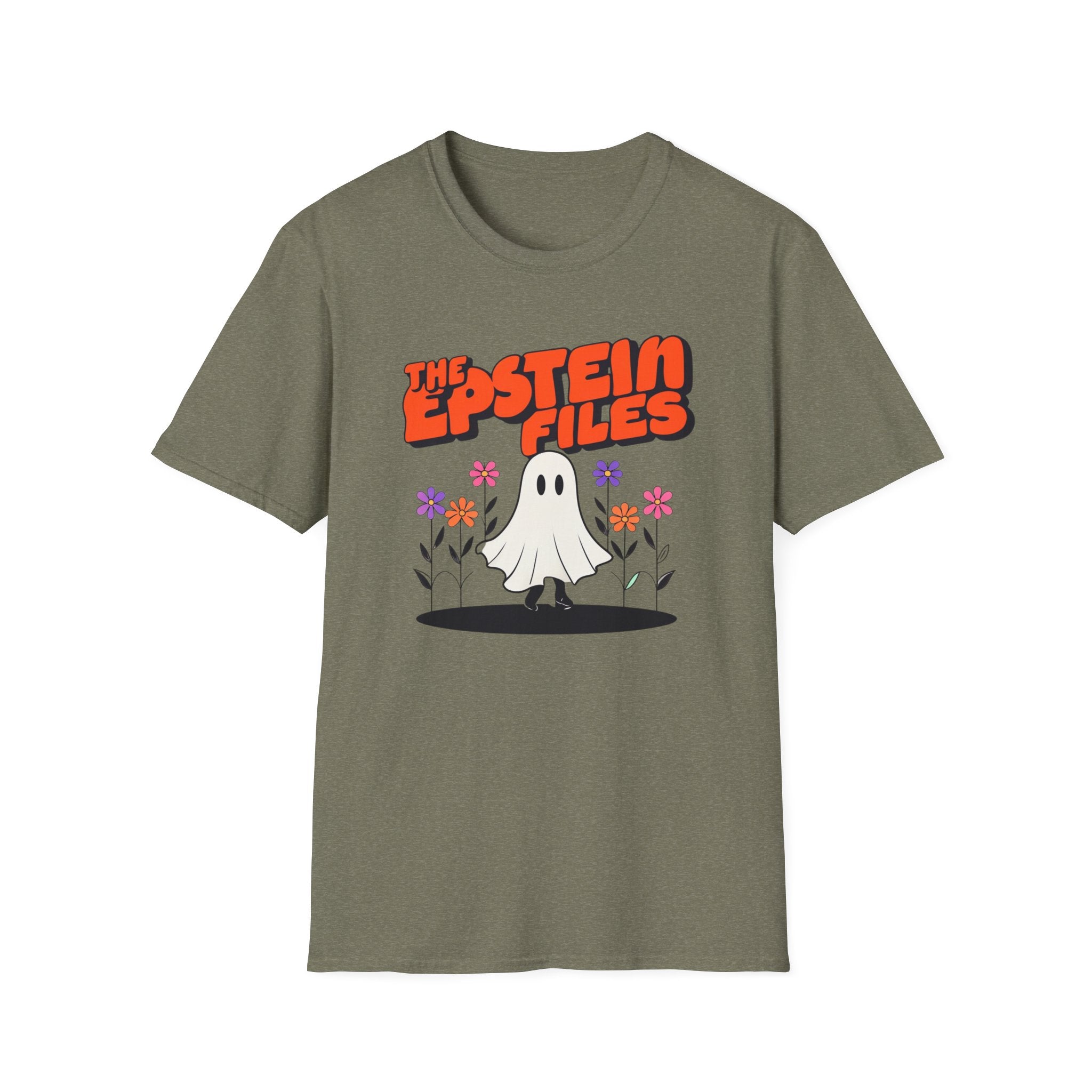 Ghost Political Halloween Unisex T-Shirt, Epstein Files Ghost Anti Trump Tee, Protest Shirt, Funny Political Gift, Conspiracy Theory Tee