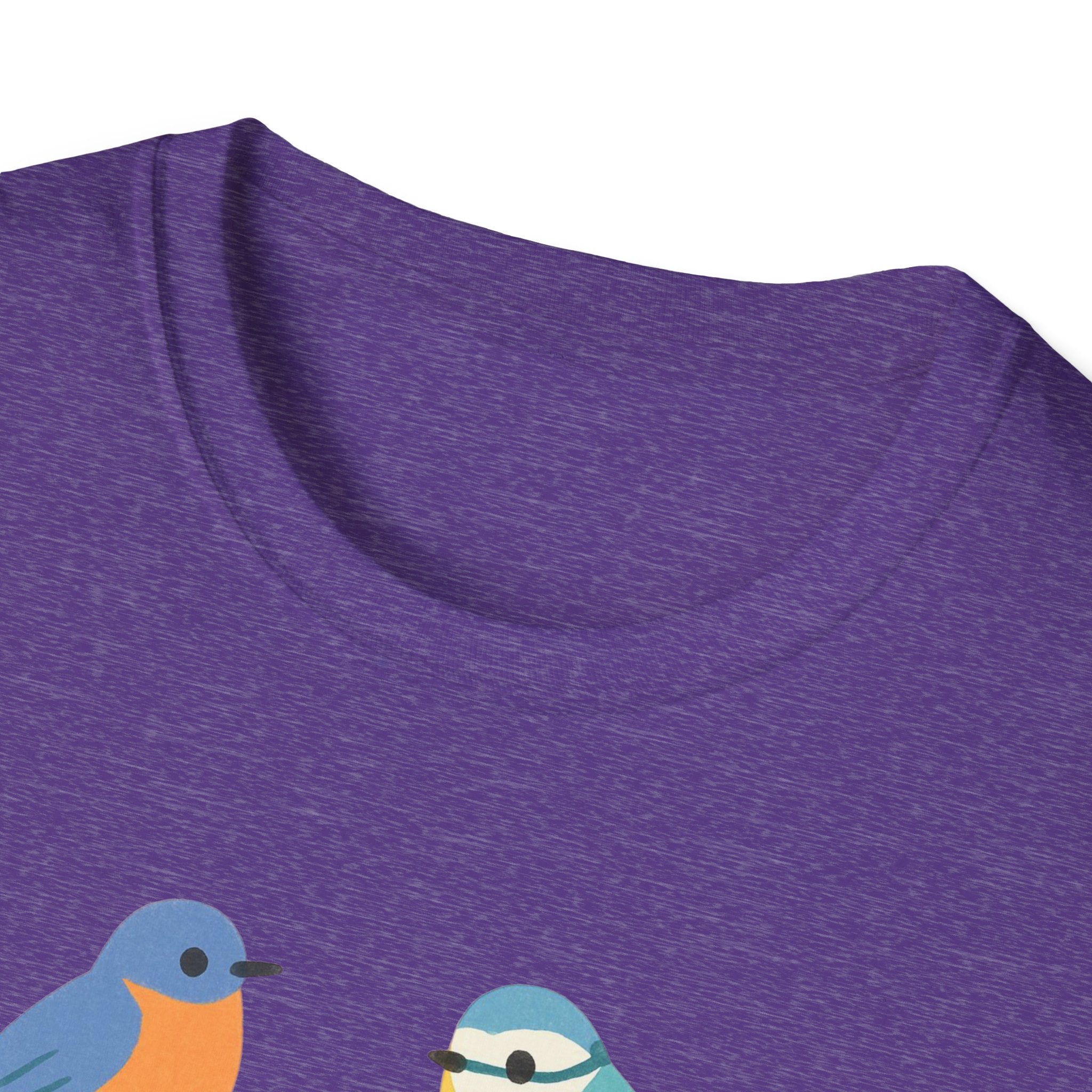 Bird Nerd Unisex Softstyle T-Shirt, Perfect for Bird Lovers, Nature Enthusiasts, Gift for Birdwatchers, Casual Wear,  Apparel bird gift