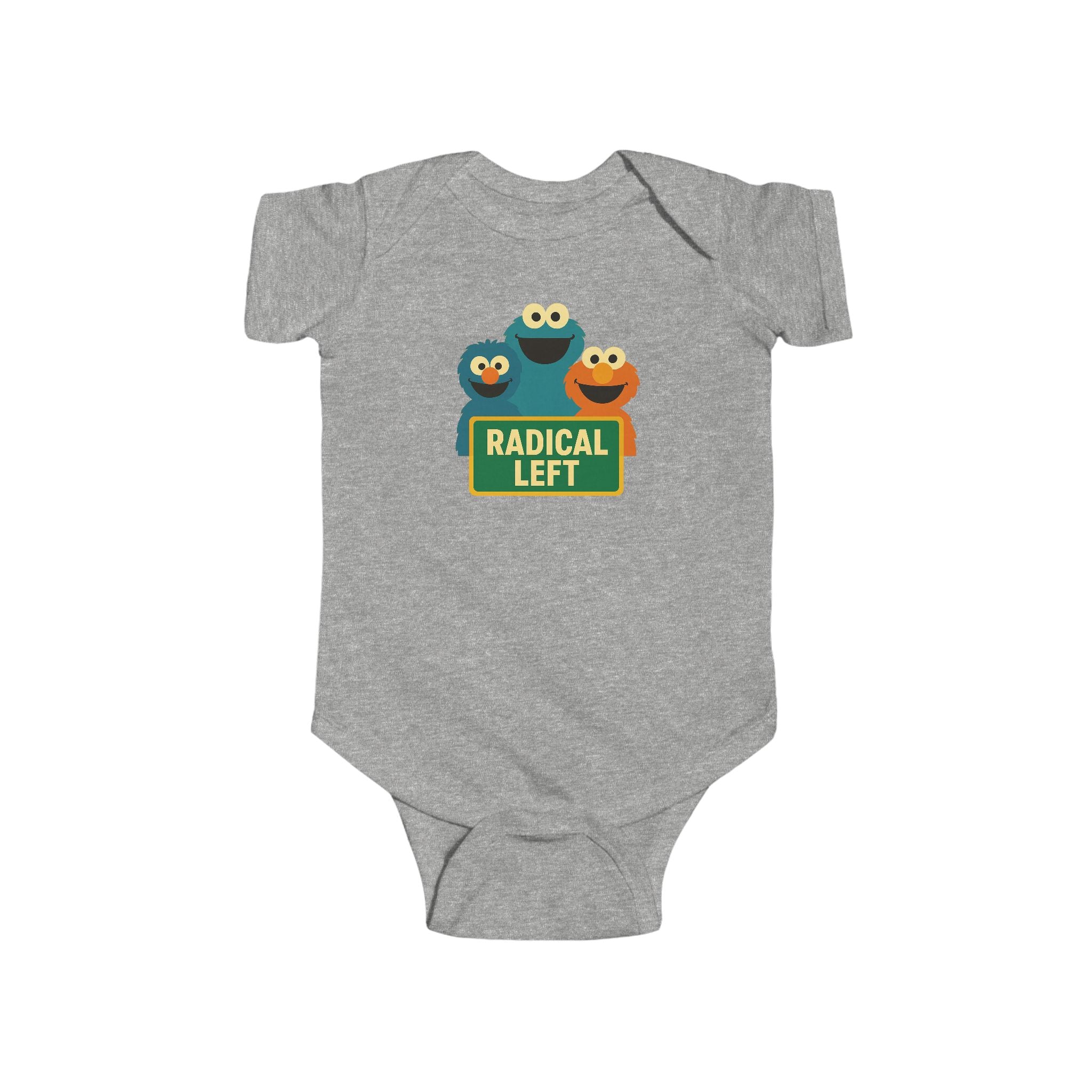Cute Baby Gift Bodysuit with "Radical Left" Design, Infant Onesie, political Gift, Baby Shower Present, Adorable, liberal gift Baby Fashion