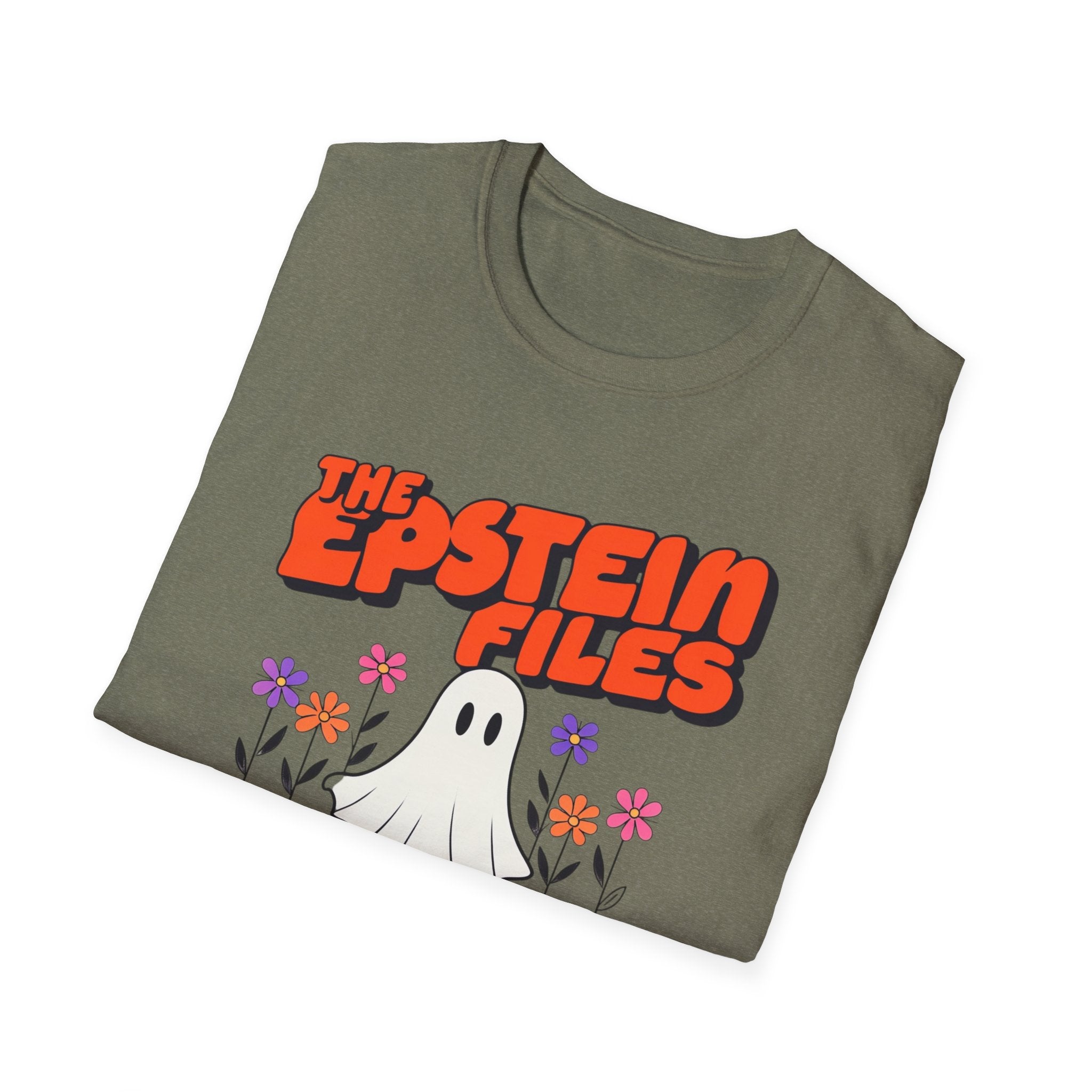 Ghost Political Halloween Unisex T-Shirt, Epstein Files Ghost Anti Trump Tee, Protest Shirt, Funny Political Gift, Conspiracy Theory Tee