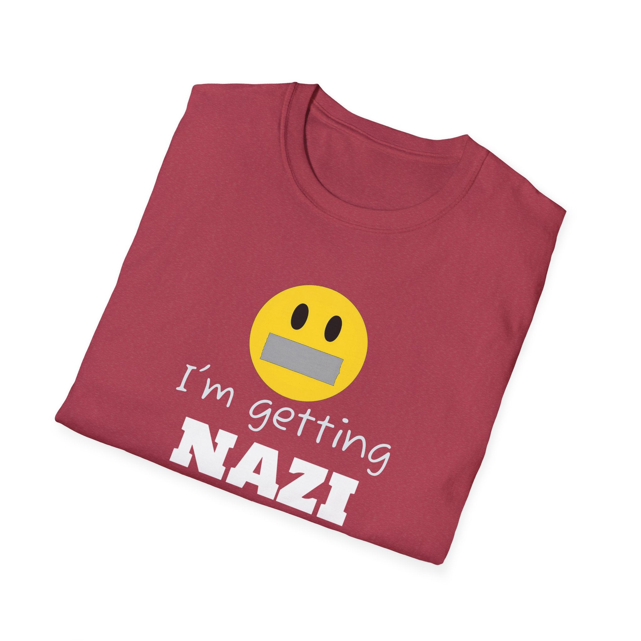 Nazi Germany Vibes, Anti-Trump Resistance T-Shirt, Political Protest Tee, Unisex Softstyle Shirt, Left Wing Activist Clothing, Censorship