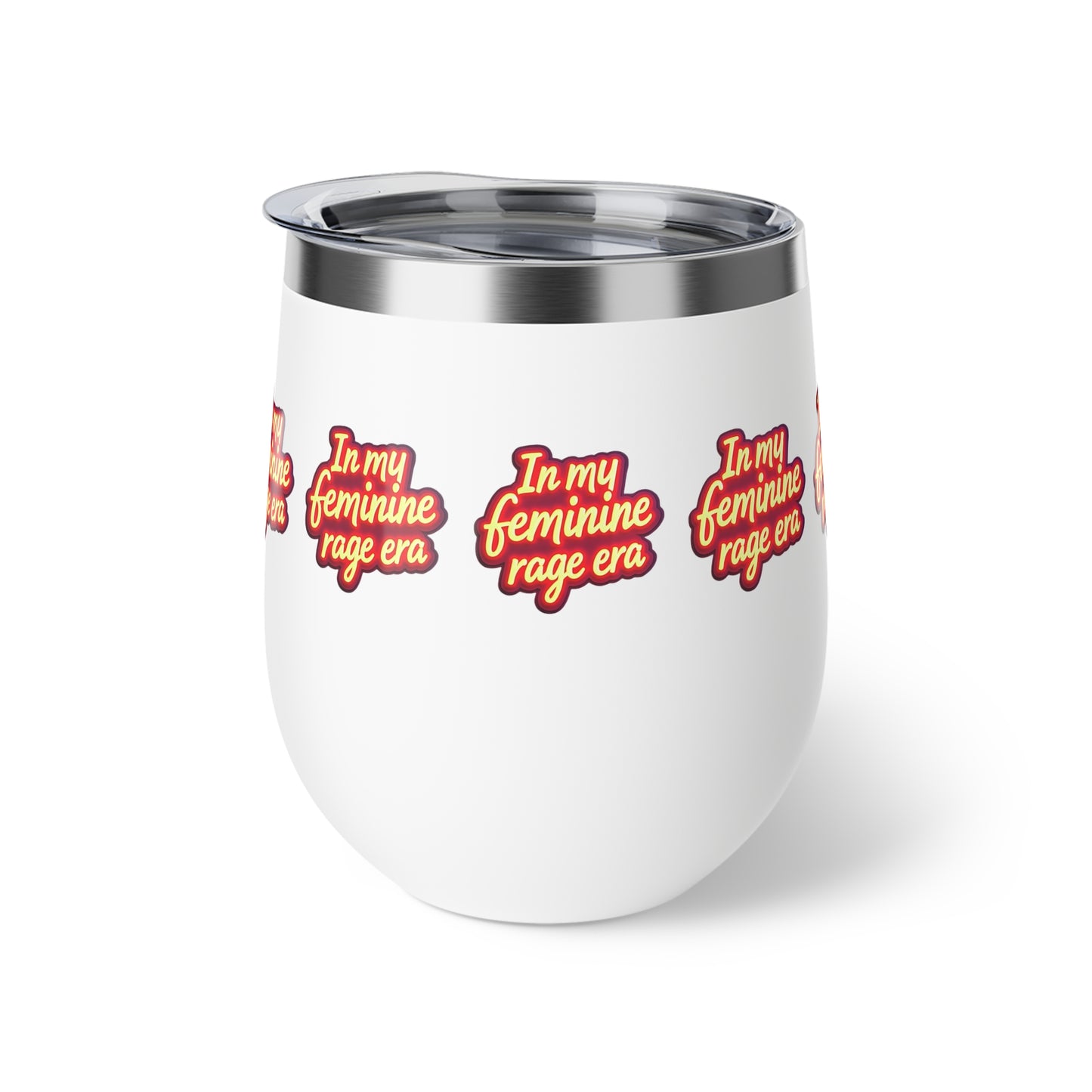 Mug - Copper Vacuum Insulated Cup, 12oz - In My Feminine Rage Era Design