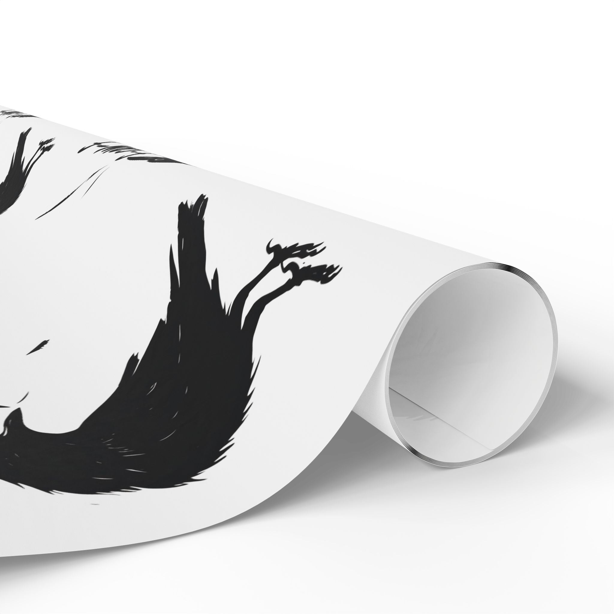 F-Caw-F. F*ck Off! Crow Wrapping Paper funny, sarcastic, crow, lover, edgy, wrapping, and gift paper