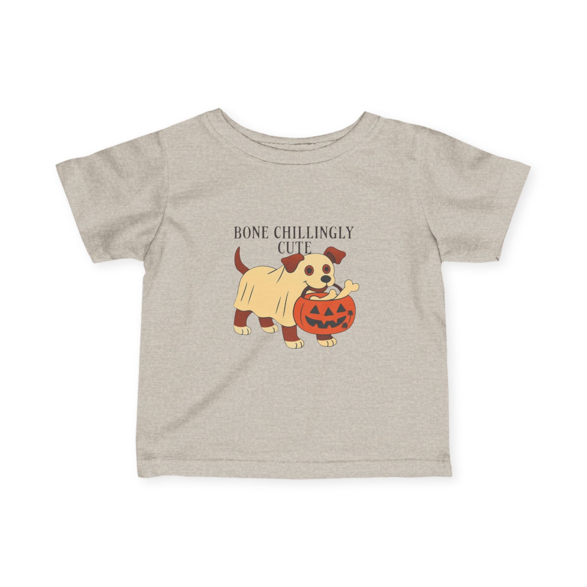 Halloween Dog Graphic Infant Tee, Cute Pumpkin Shirt, Baby Halloween Outfit, Funny Dog Tee, Toddler Fall Apparel